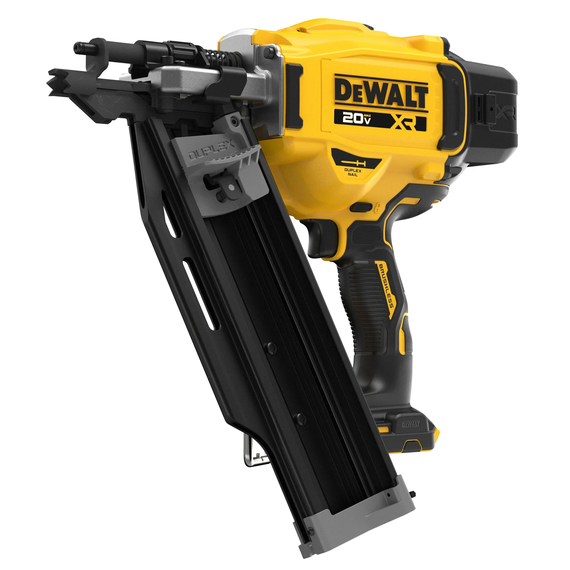 DeWalt 20V MAX XR Brushless 21 Degree Plastic Collated Duplex Nailer - Tool Only - Image 3