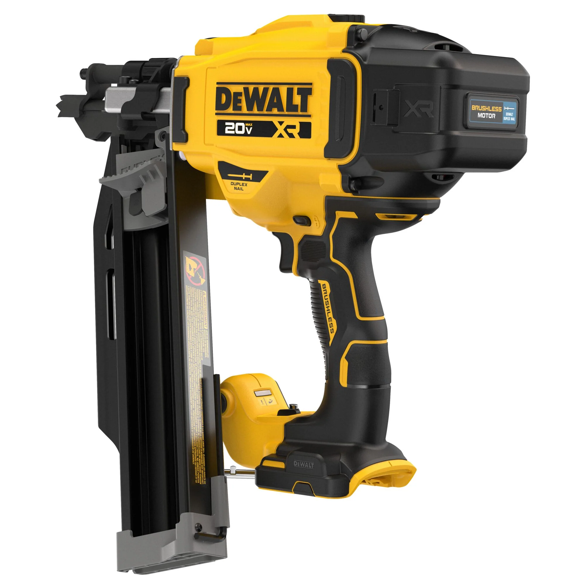 DeWalt 20V MAX XR Brushless 21 Degree Plastic Collated Duplex Nailer - Tool Only - Image 5