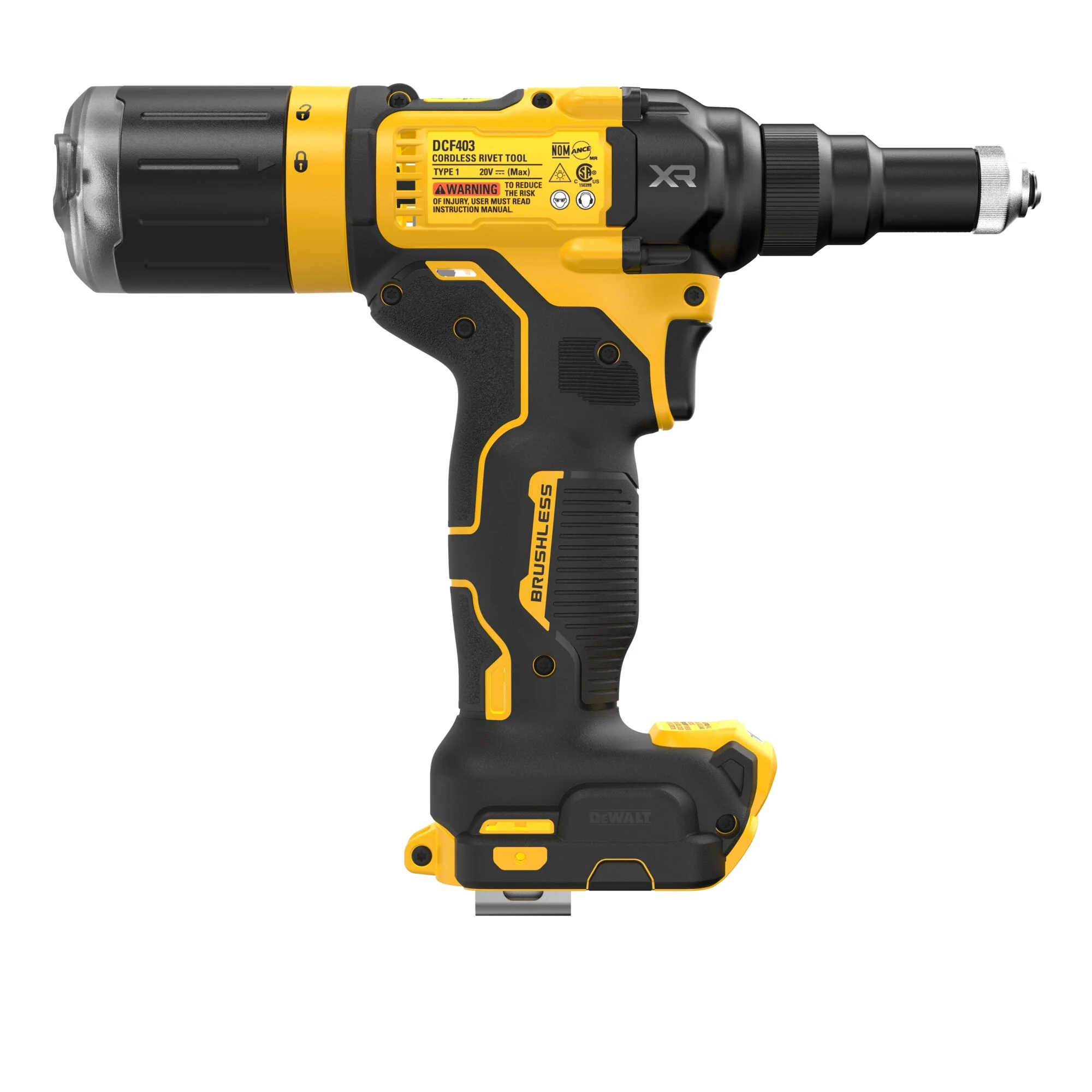 DeWalt 20V MAX XR Brushless Cordless 3/16" Rivet Tool - Tool Only - Image 4