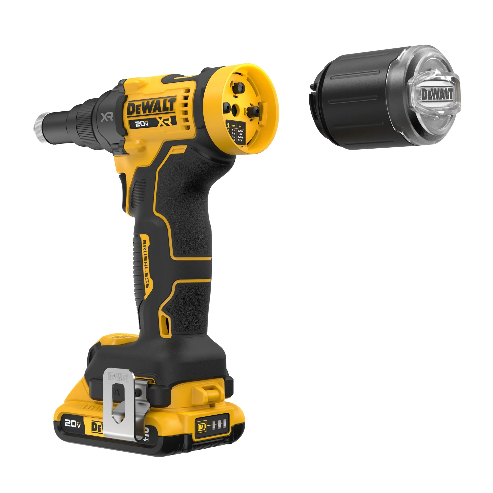 DeWalt 20V MAX XR Brushless Cordless 3/16" Rivet Tool - Tool Only - Image 8