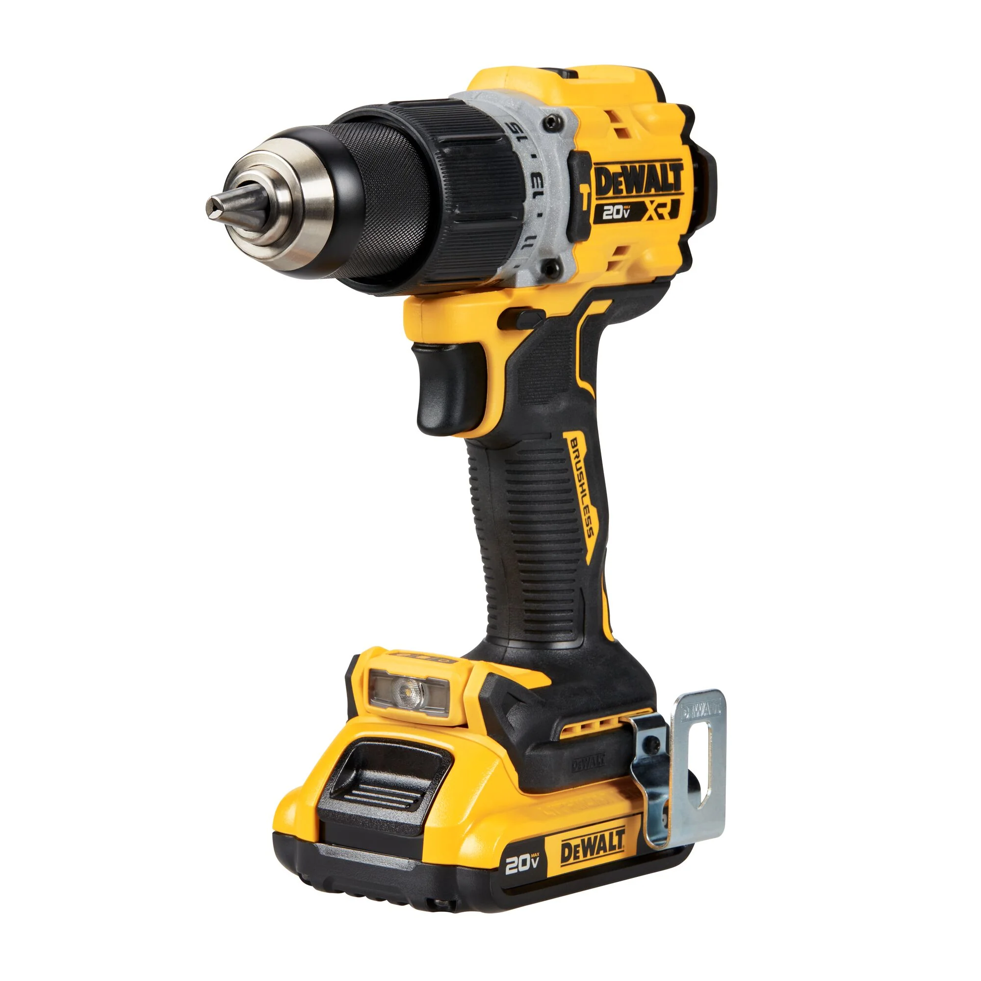 Dewalt 20V MAX XR Brushless Cordless Compact 1/2" Hammer Drill Kit