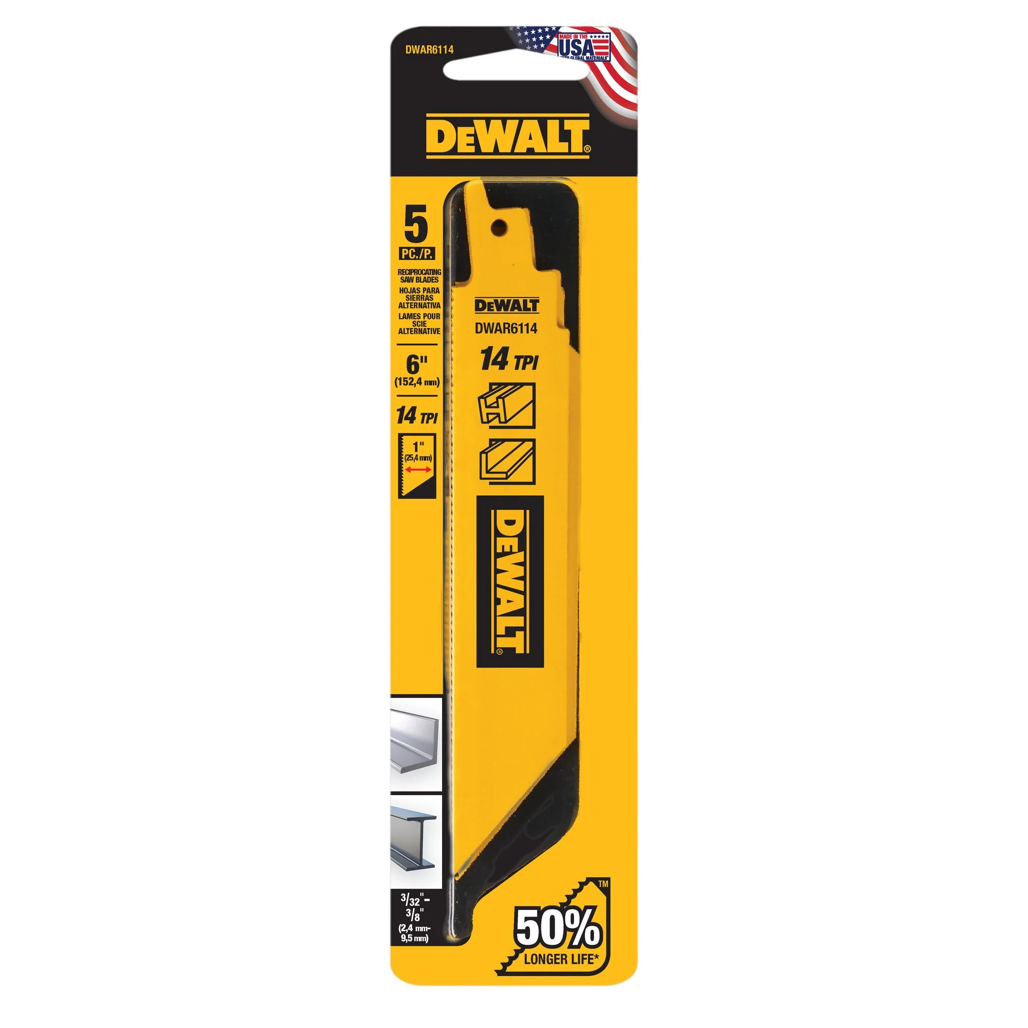 DeWalt Extreme Metal Reciprocating Saw Blades - Image 10