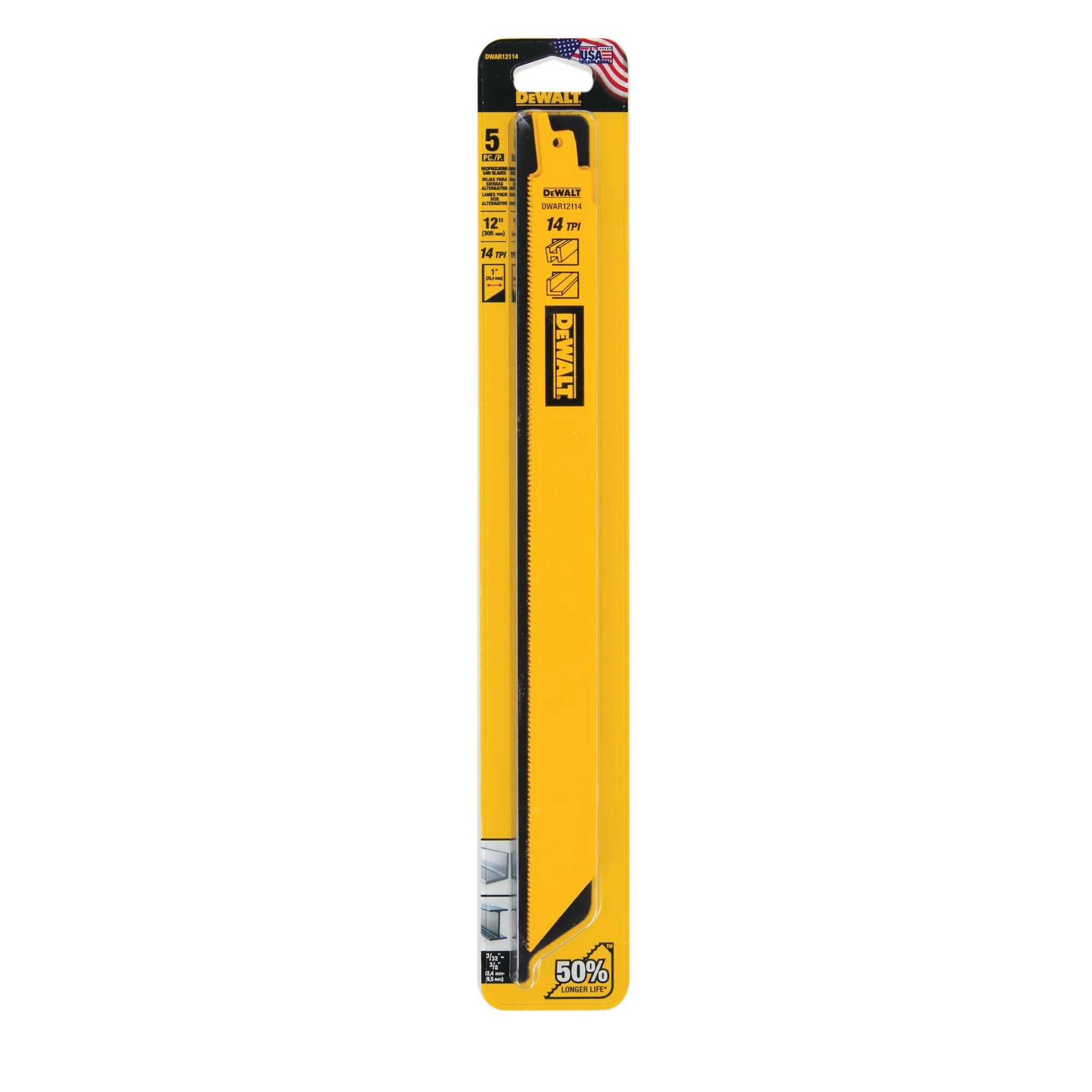 DeWalt Extreme Metal Reciprocating Saw Blades - Image 3