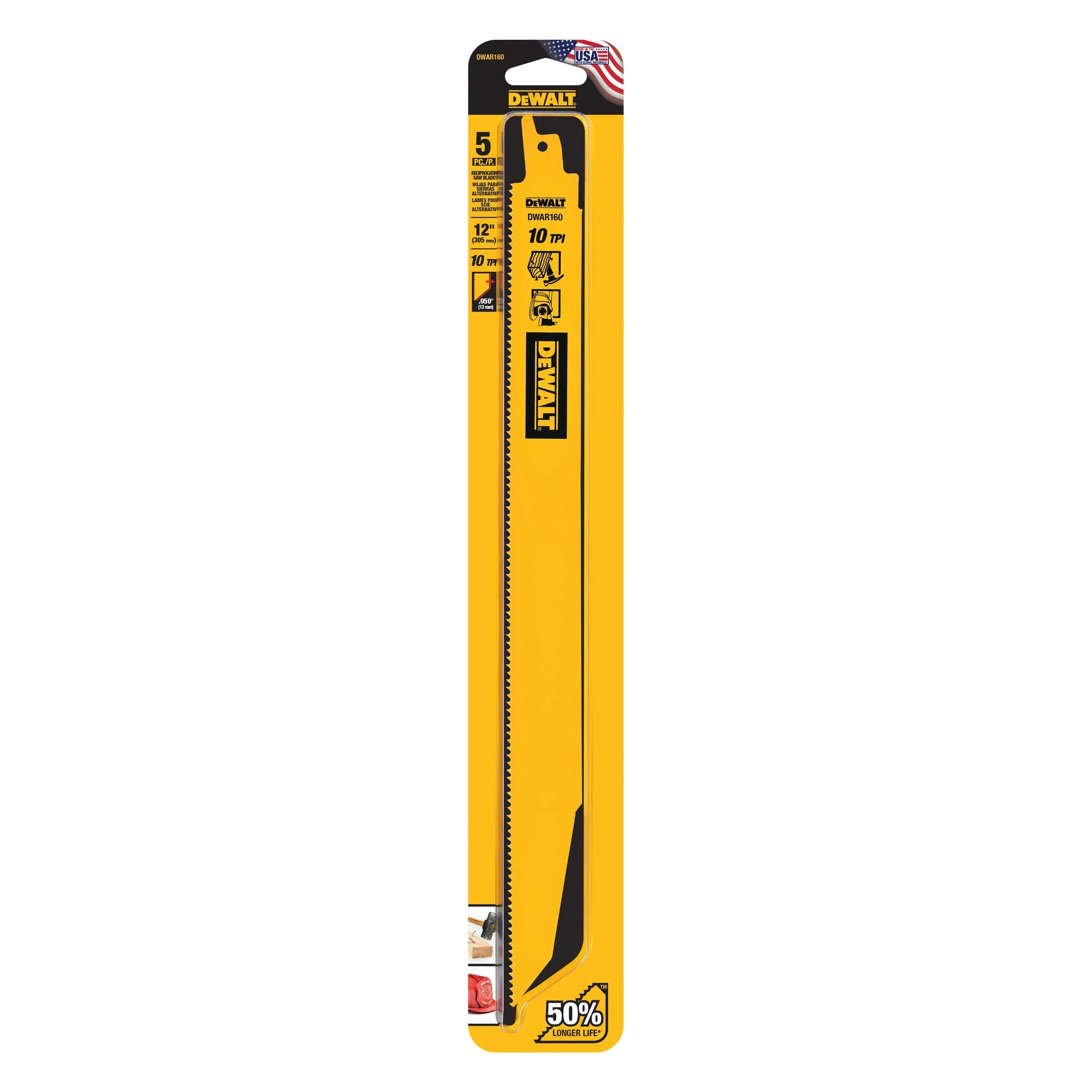 DeWalt General Purpose Demolition Reciprocating Saw Blades - Image 2