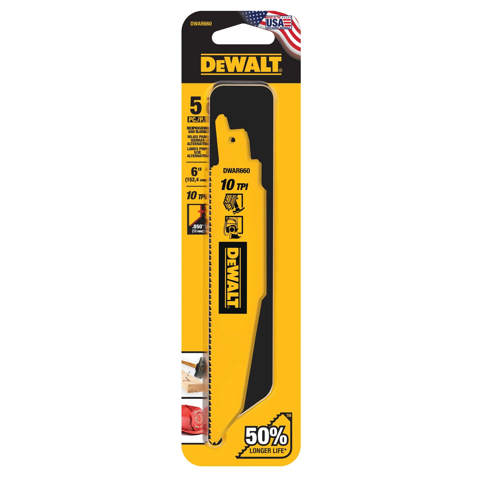 DeWalt General Purpose Demolition Reciprocating Saw Blades - Image 5