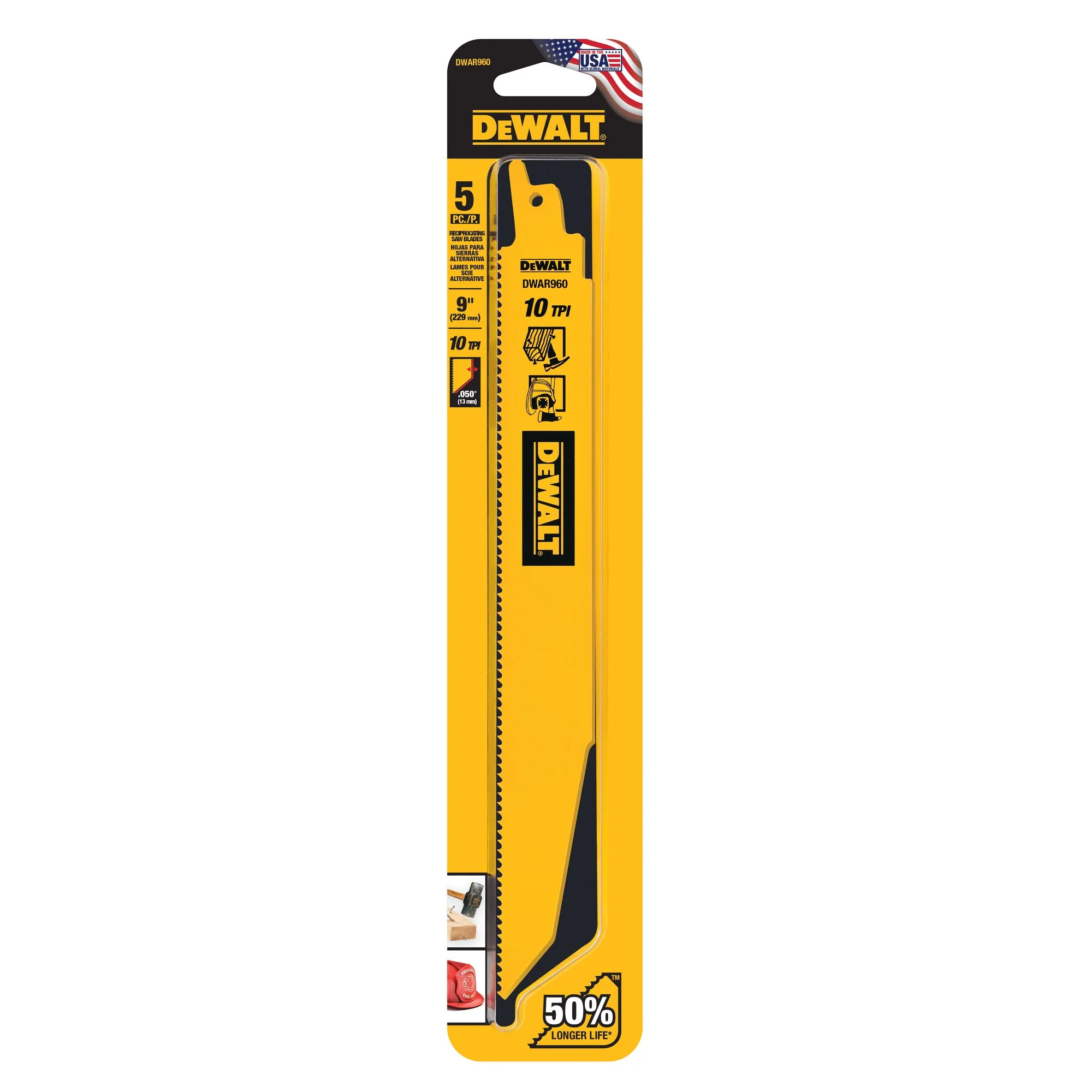 DeWalt General Purpose Demolition Reciprocating Saw Blades - Image 8