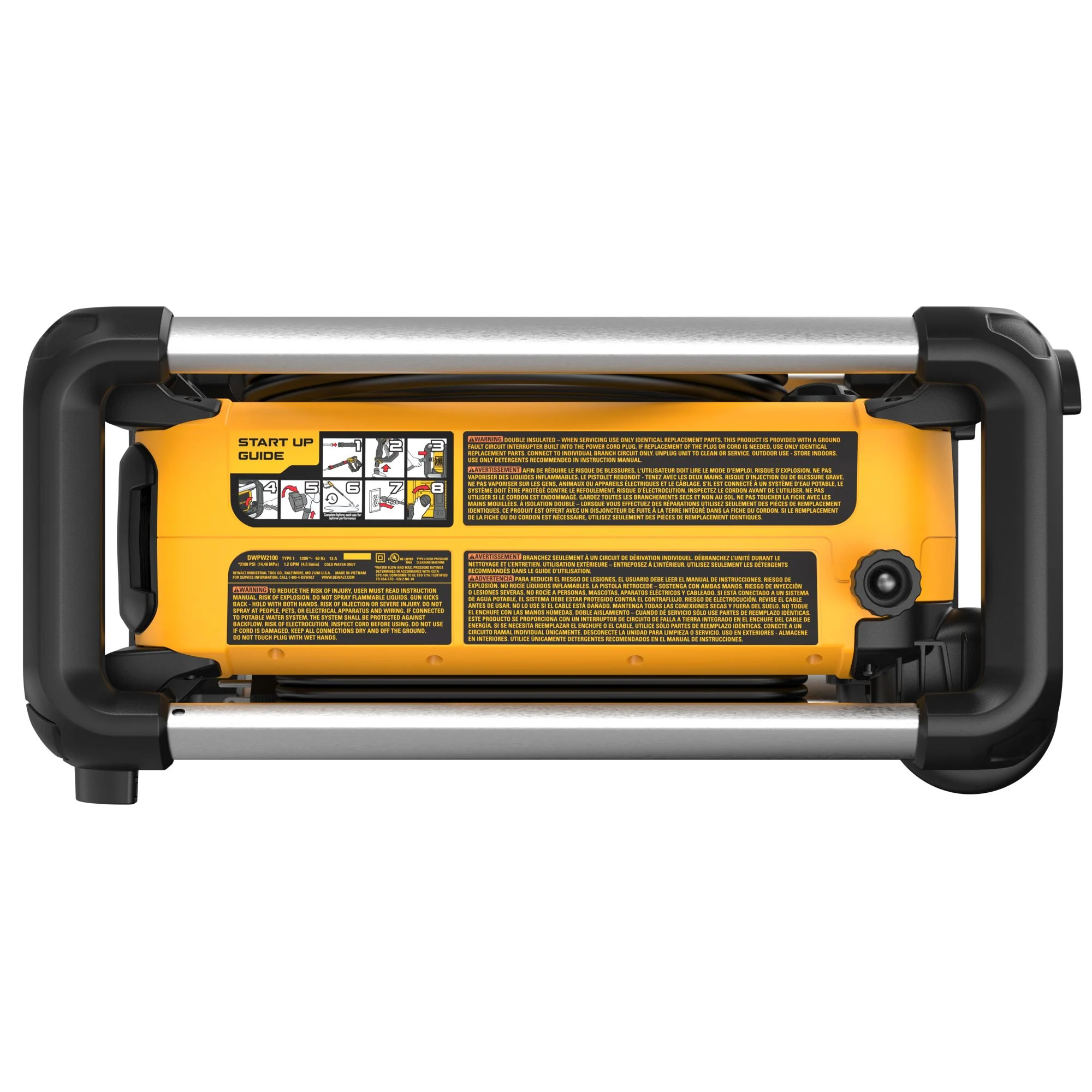DeWalt MAX 2,100 PSI 13 Amp Electric Jobsite Pressure Washer - Image 4
