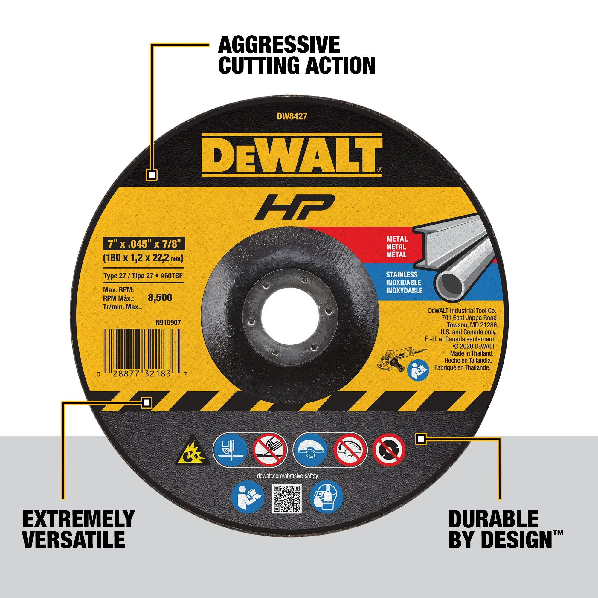 DeWalt Premium Cut-Off Wheel (Type 27) - Image 13