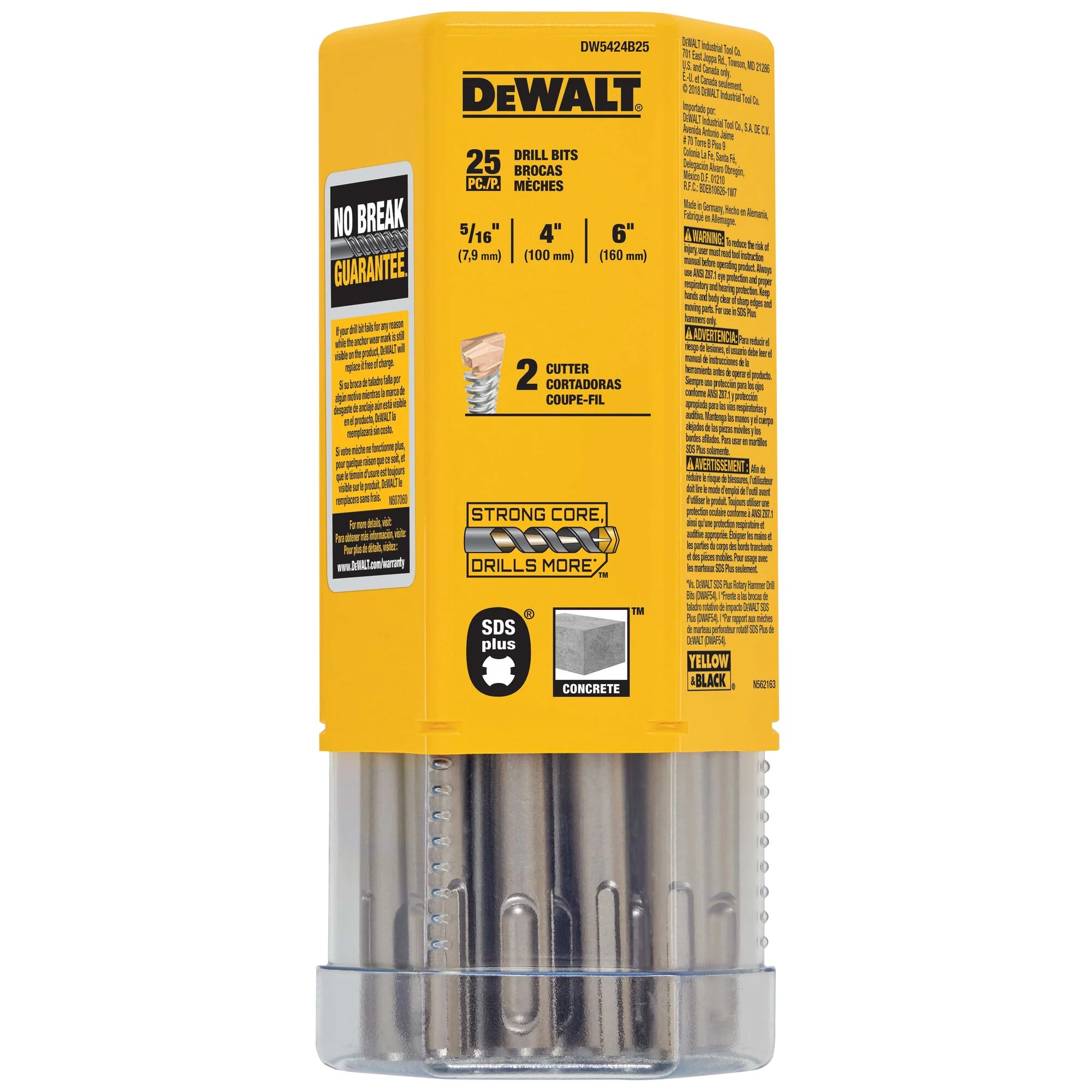 DeWalt SDS Plus Rock Carbide Hammer Bits (Bulk) - Image 45