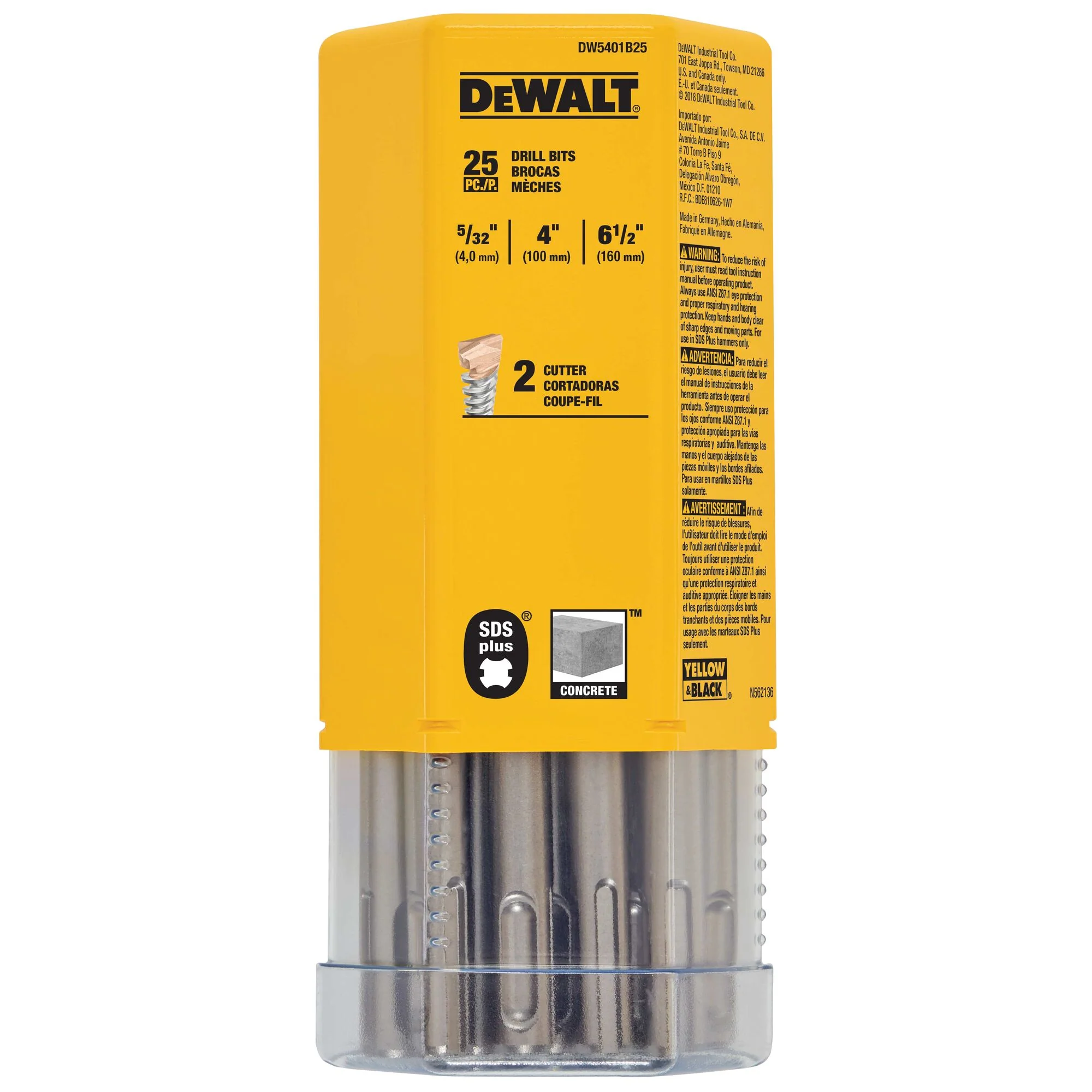 DeWalt SDS Plus Rock Carbide Hammer Bits (Bulk) - Image 5
