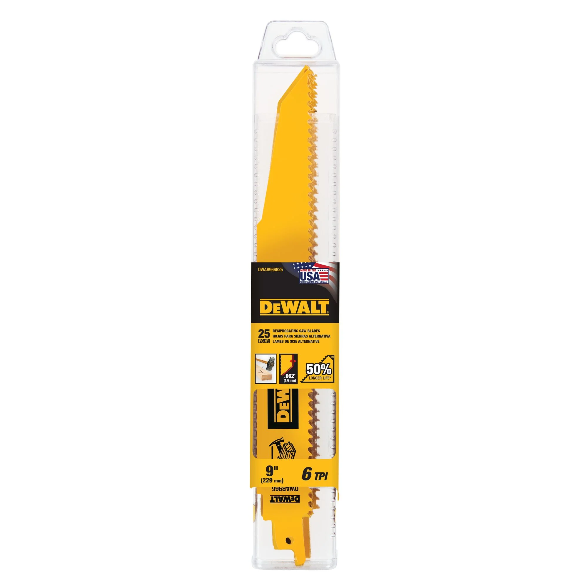 DeWalt Wood w/ Nails Reciprocating Saw Blades - Image 19