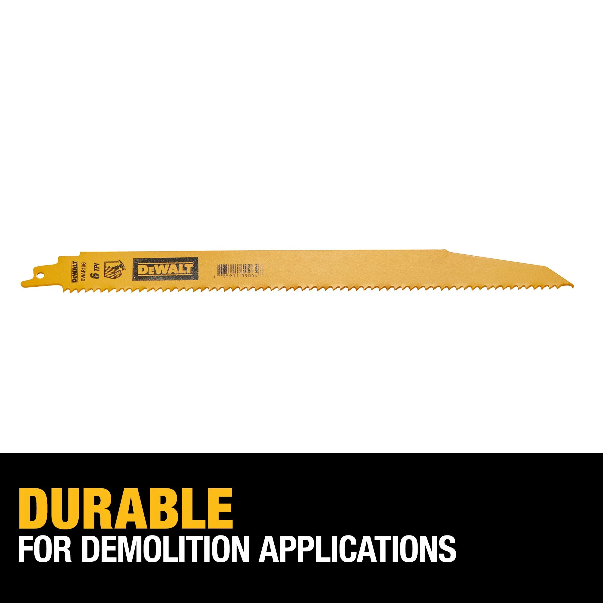 DeWalt Wood w/ Nails Reciprocating Saw Blades - Image 9