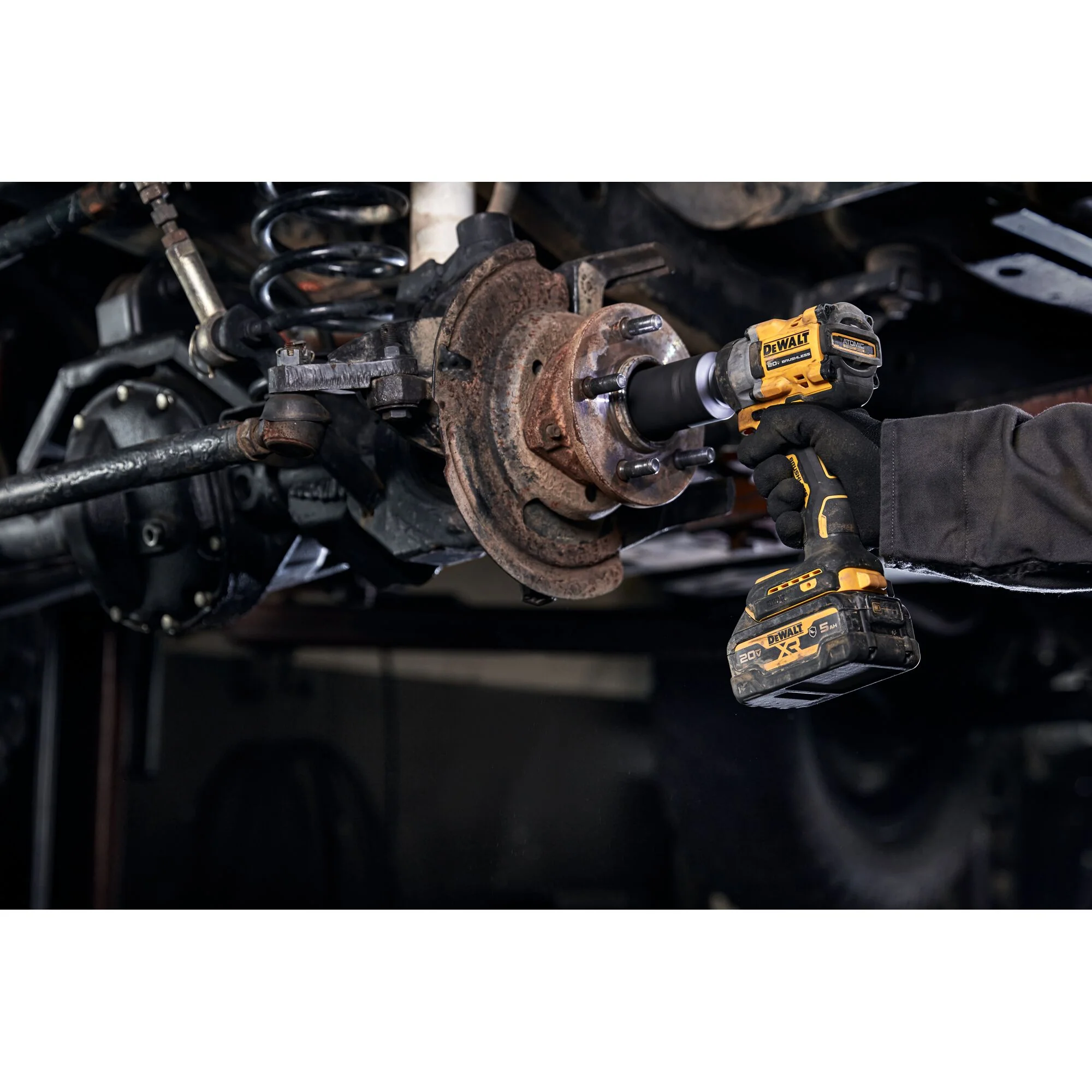 DeWalt ATOMIC 20V MAX 3/8" Cordless Impact Wrench w/ Hog Ring Anvil - Tool Only - Image 5
