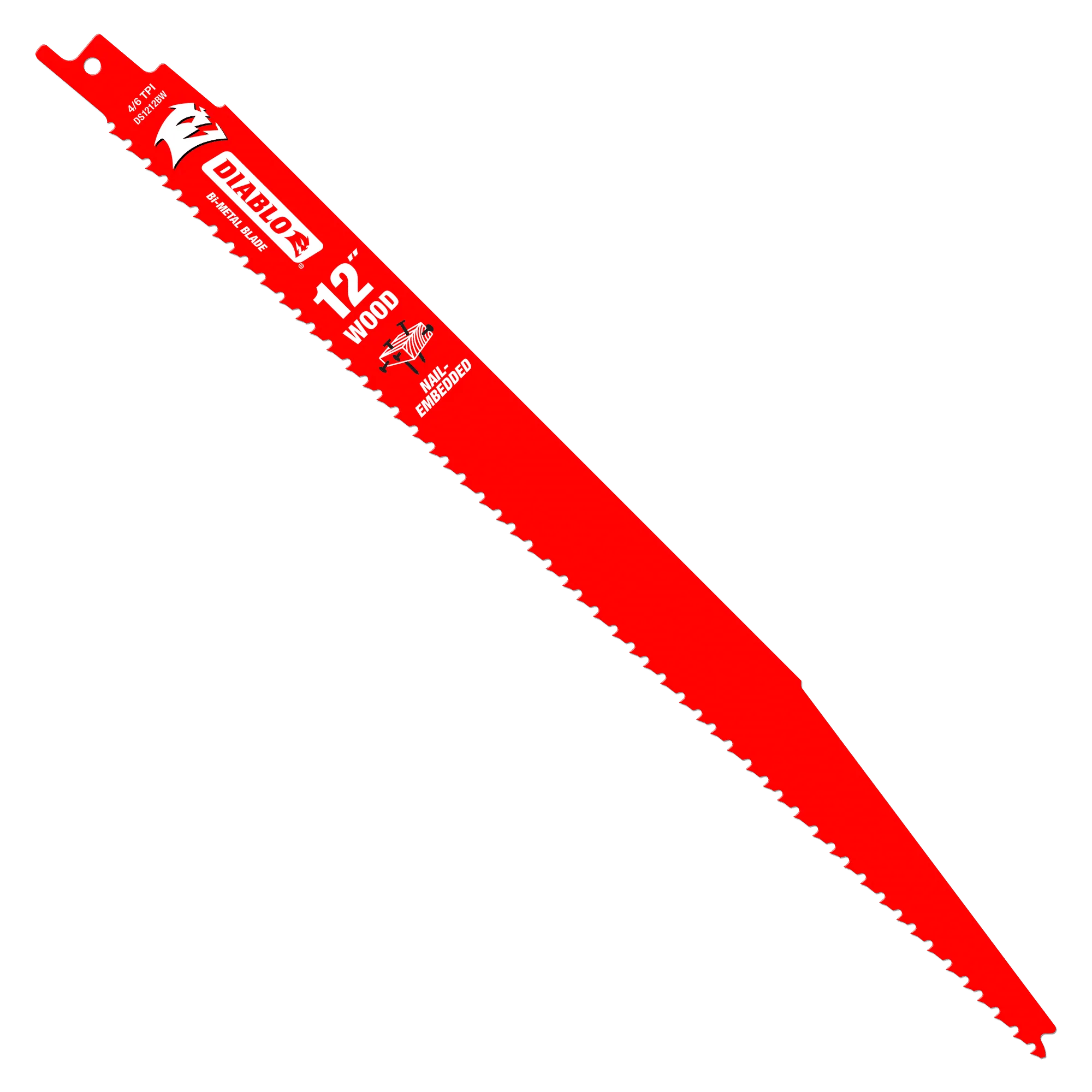 Diablo 4/6 TPI Bi-Metal Nail Embedded Reciprocating Saw Blade - Image 8