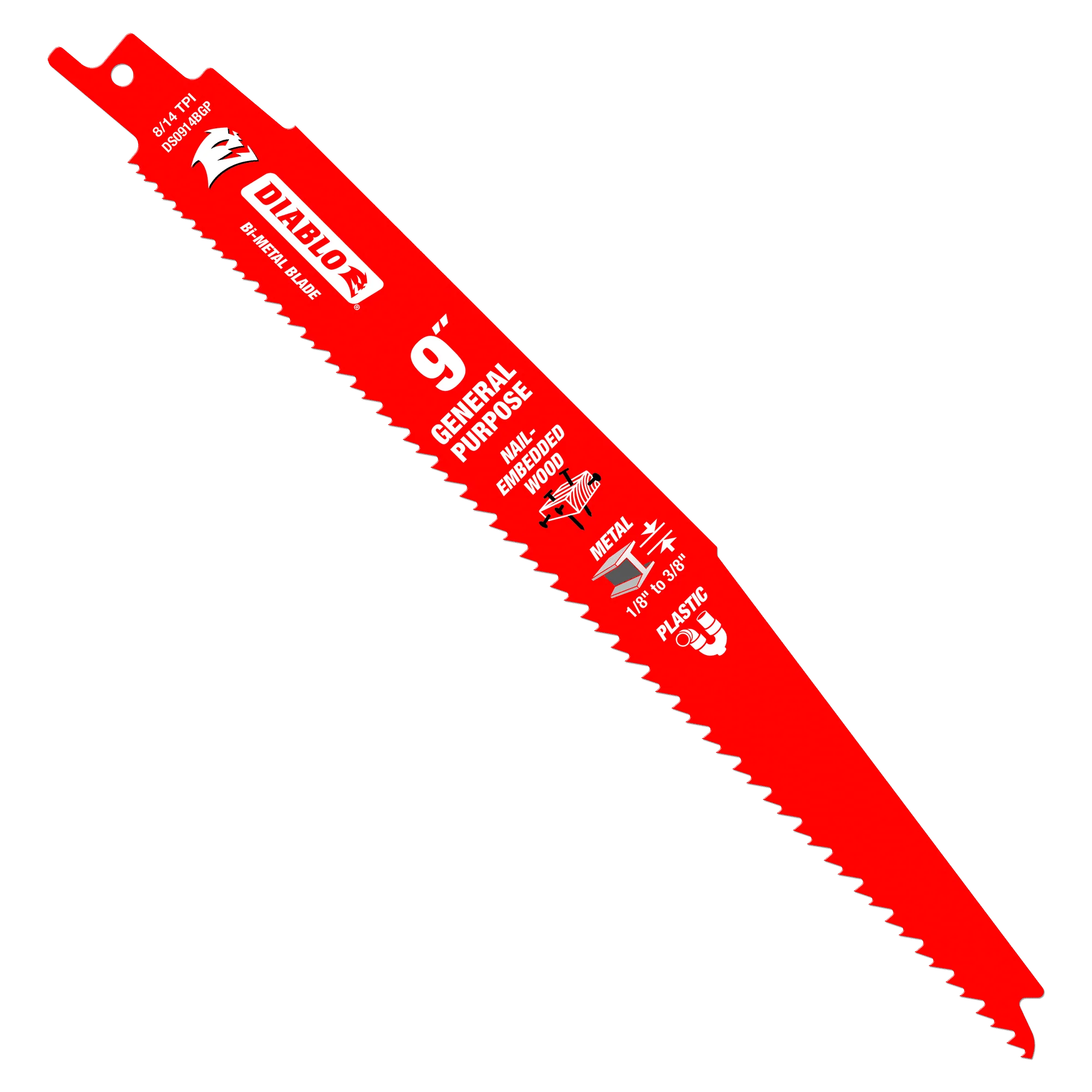 Diablo 9" 8/14 TPI Bi-Metal Reciprocating Saw Blades - Image 4