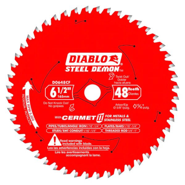 Diablo Demon™ Cermet II Saw Blade For Medium Metal