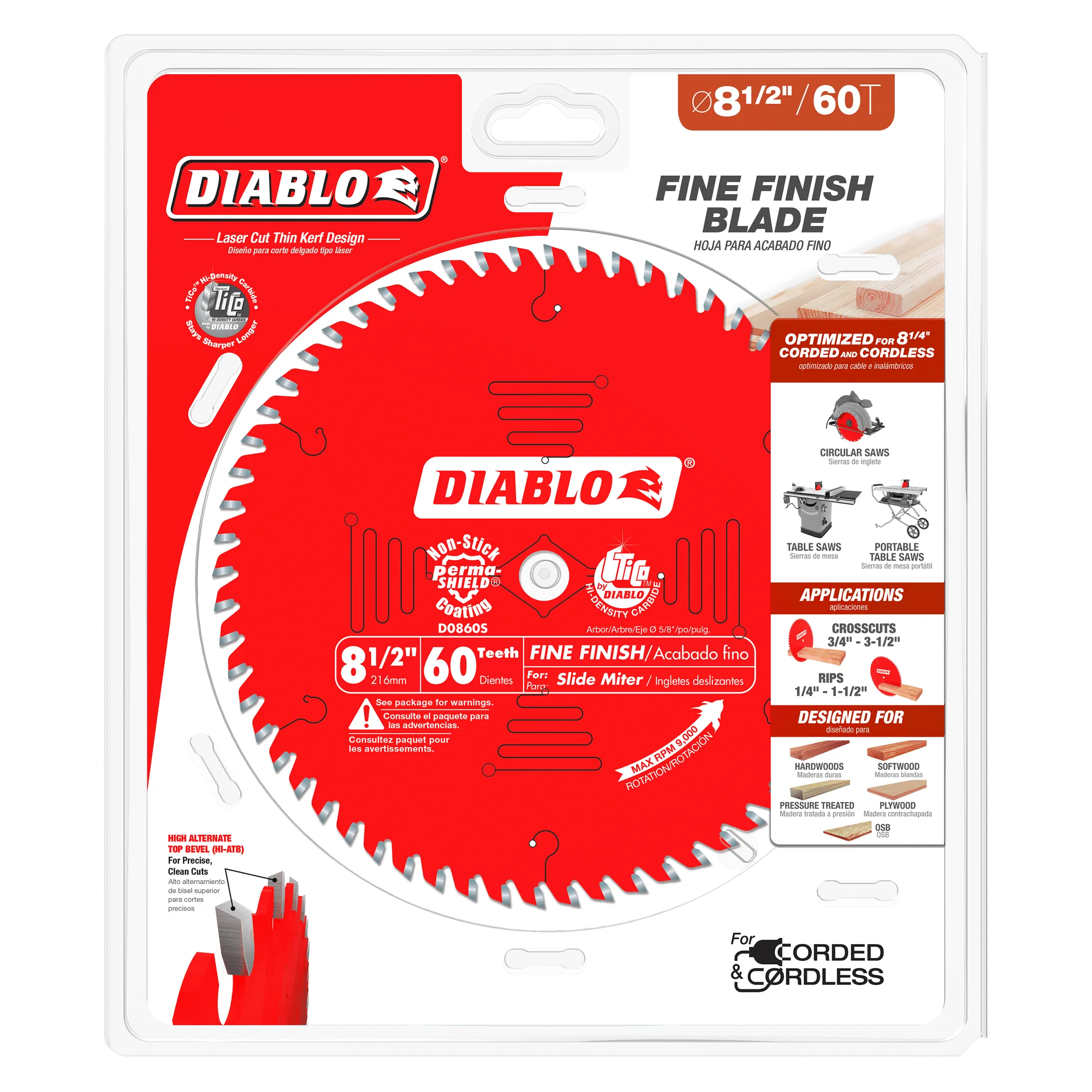 Diablo Fine Finish Saw Blade For Wood - Image 4