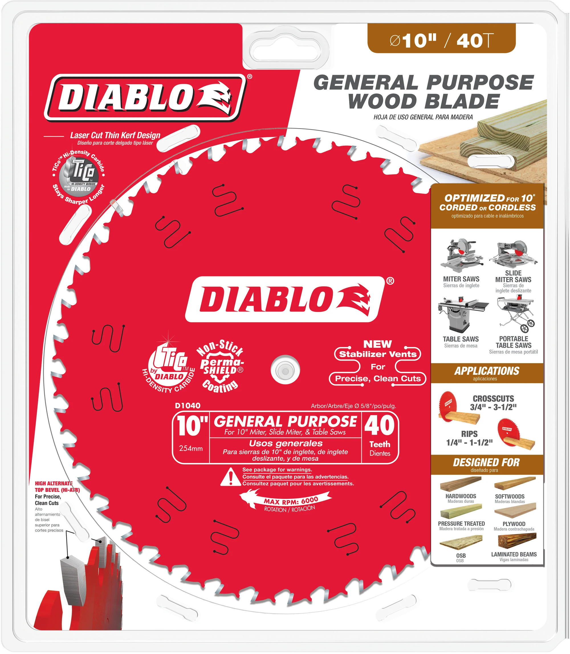 Diablo General Purpose Mitre Saw Blade For Wood - Image 4
