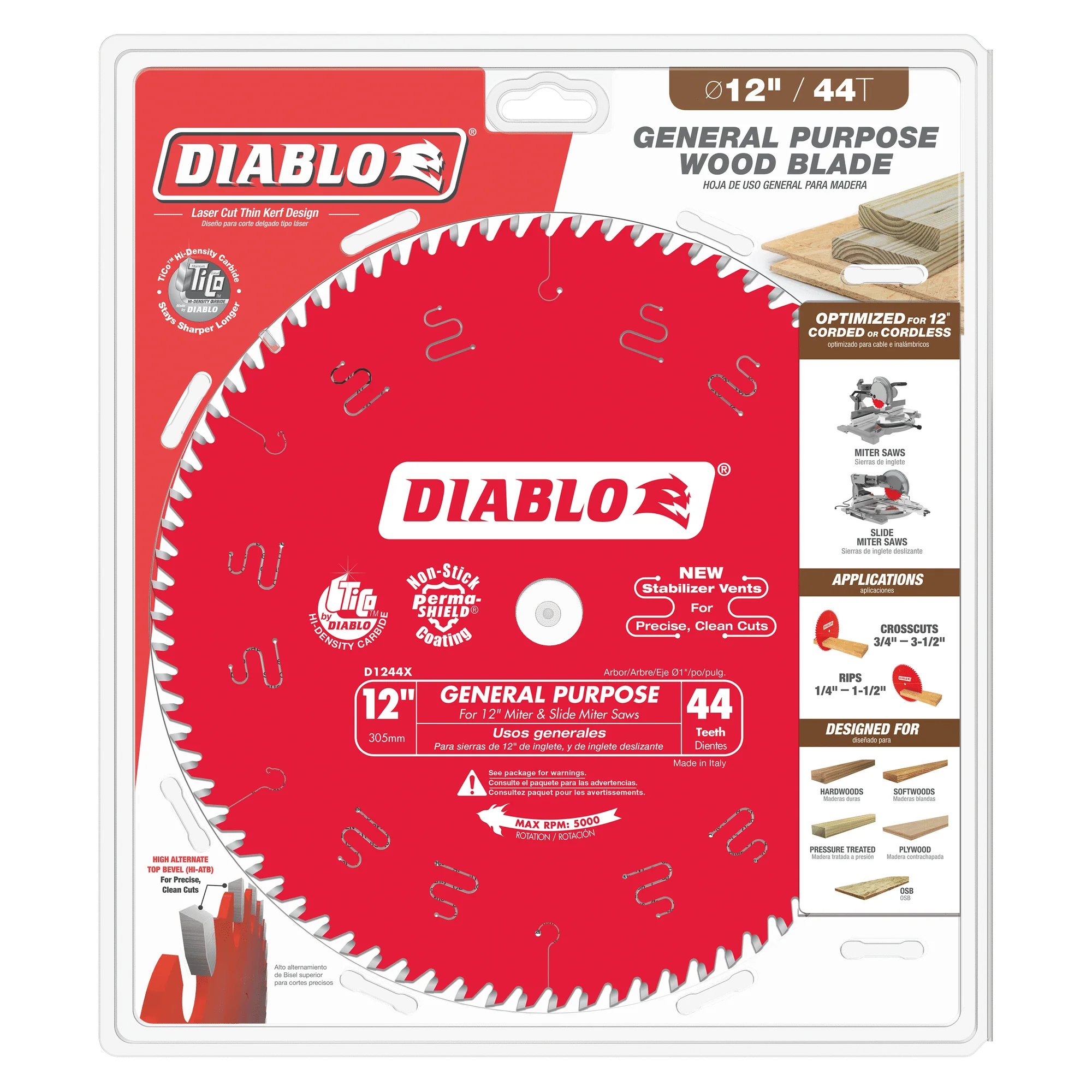Diablo General Purpose Mitre Saw Blade For Wood - Image 6