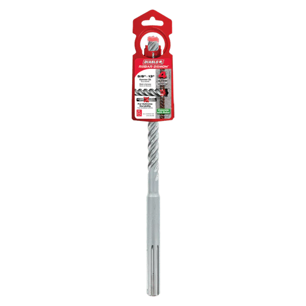 Diablo Rebar Demon™ SDS MAX 4-Cutter Carbide Tip Hammer Drill Bit - Image 17