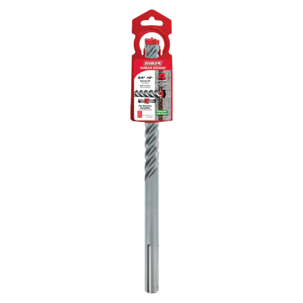 Diablo Rebar Demon™ SDS MAX 4-Cutter Carbide Tip Hammer Drill Bit - Image 23