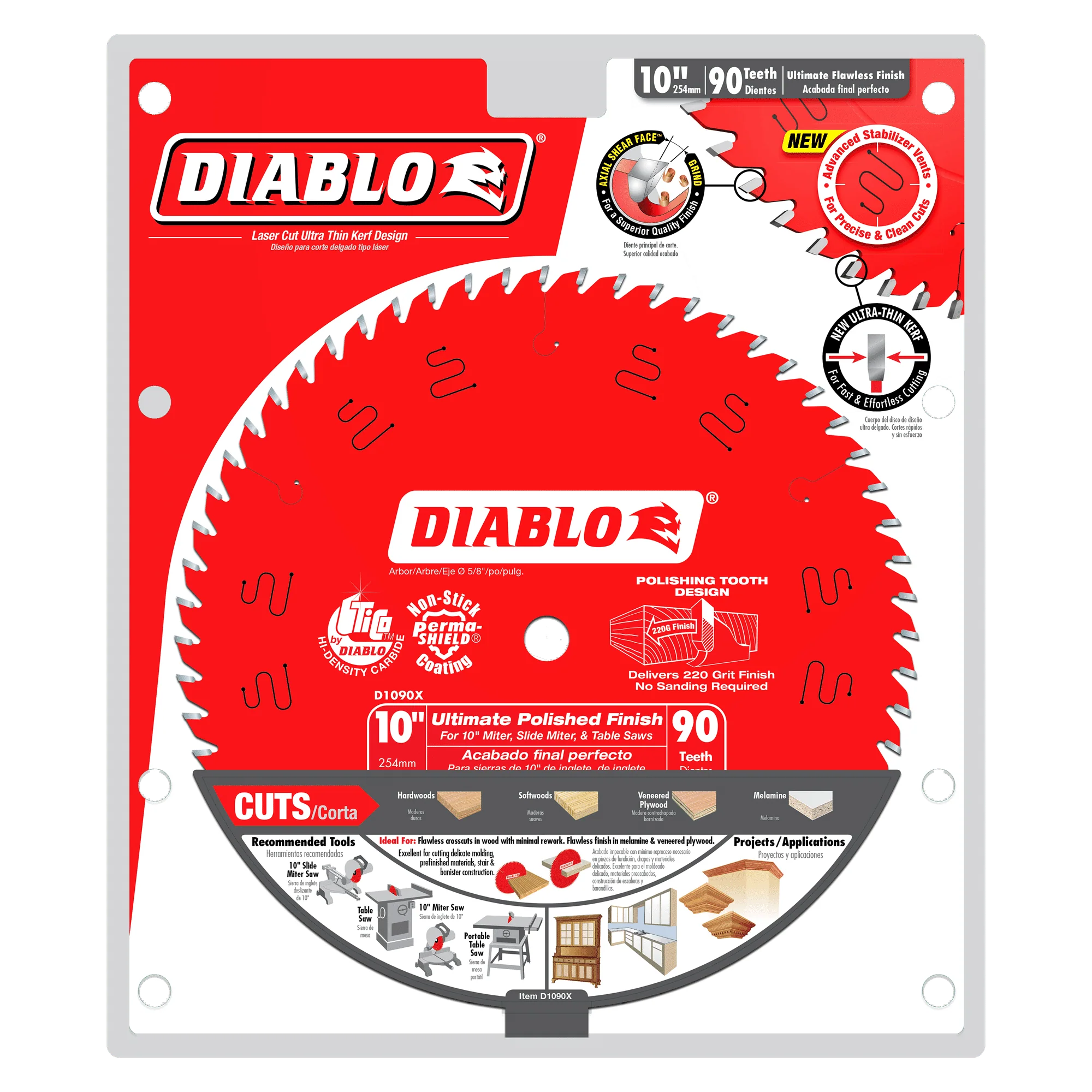 Diablo Ultimate Polished Finish Saw Blade For Wood - Image 2