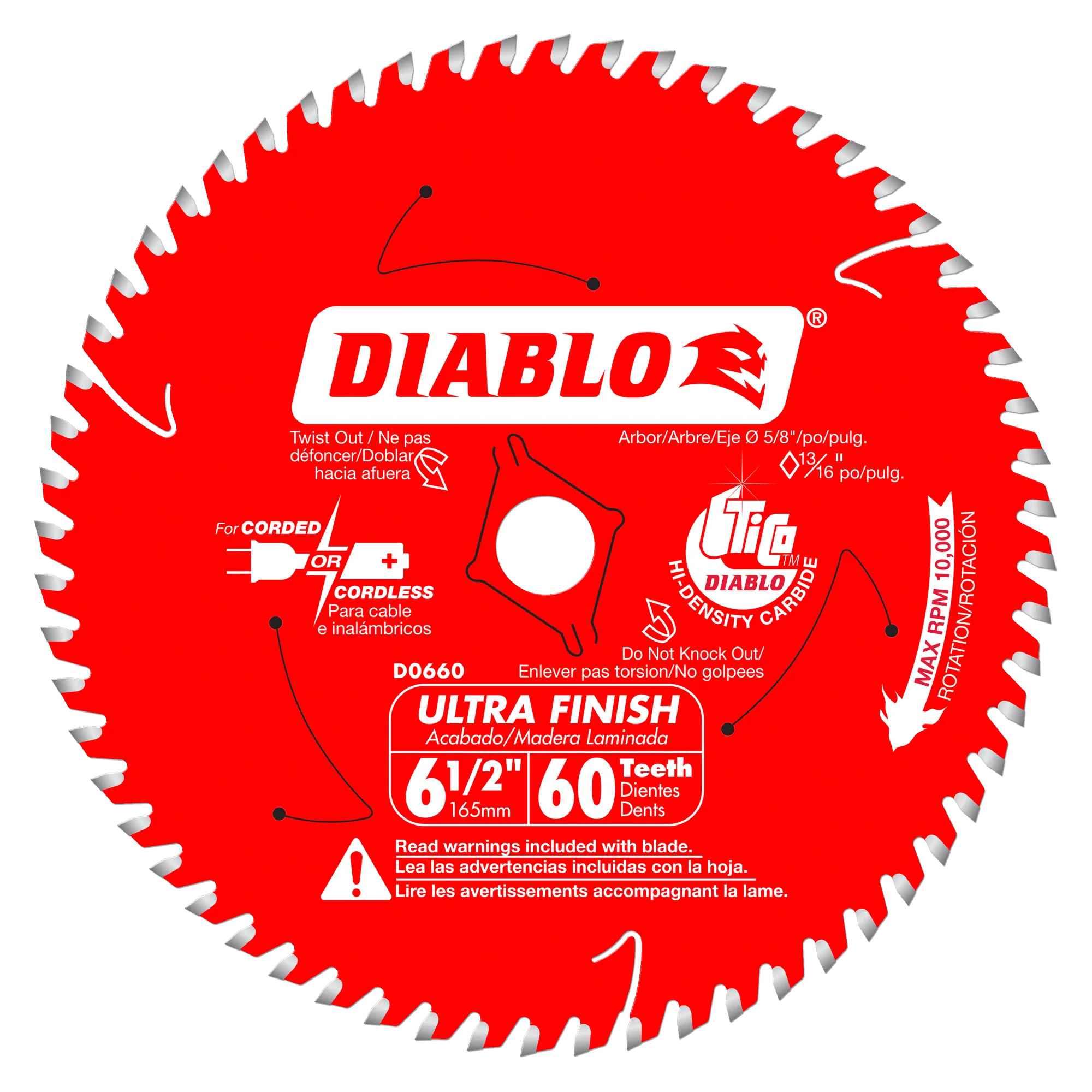 Diablo Ultra Finish Saw Blade for Wood