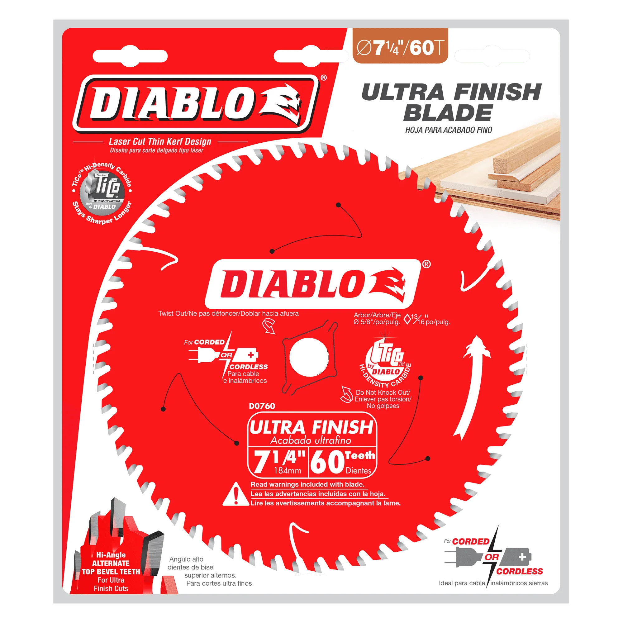 Diablo Ultra Finish Saw Blade for Wood - Image 3