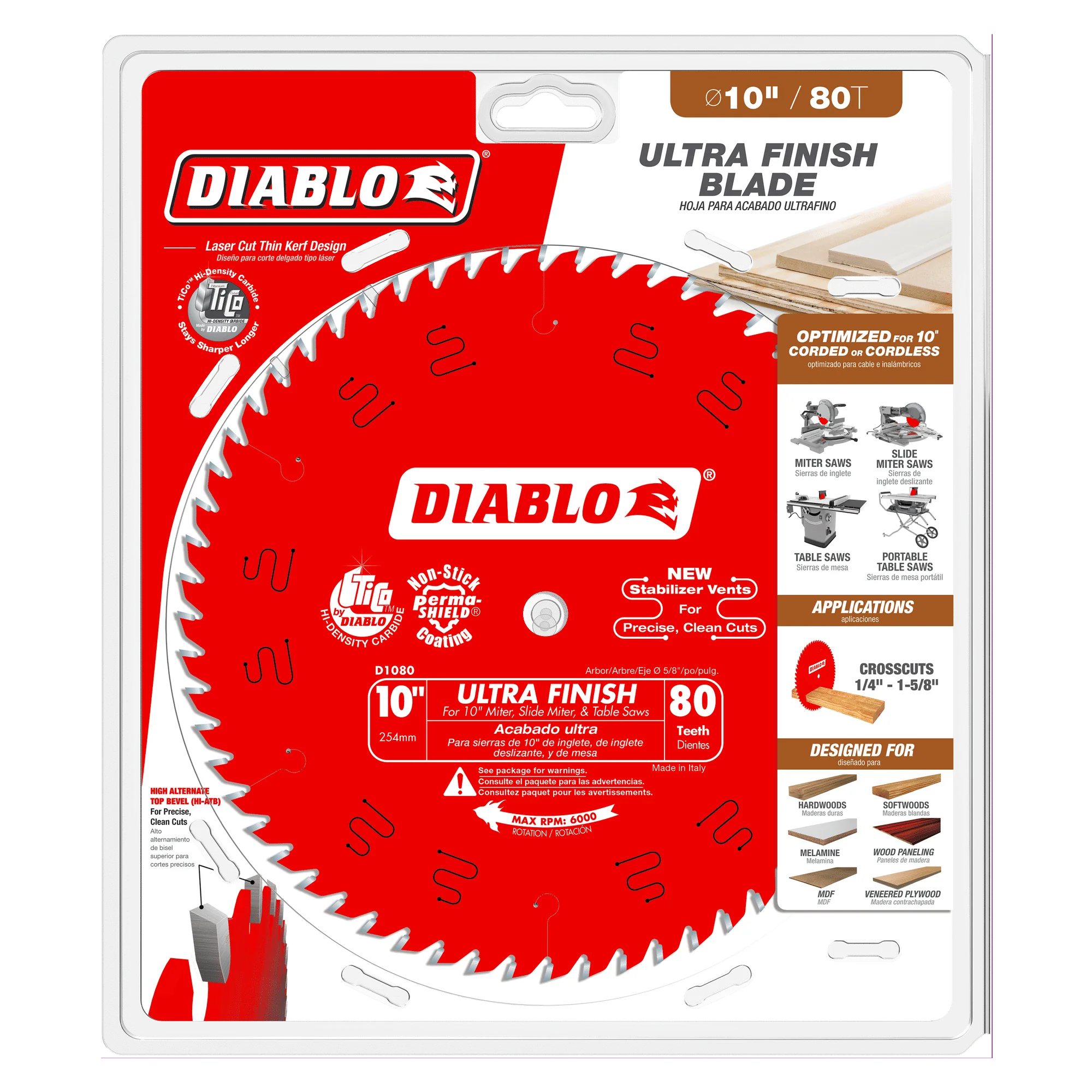 Diablo Ultra Finish Saw Blade for Wood - Image 8