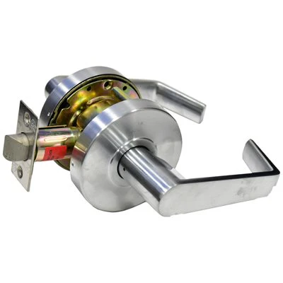 Door Lock Lever Set Passage Satin Chrome (Commercial) - Image 5