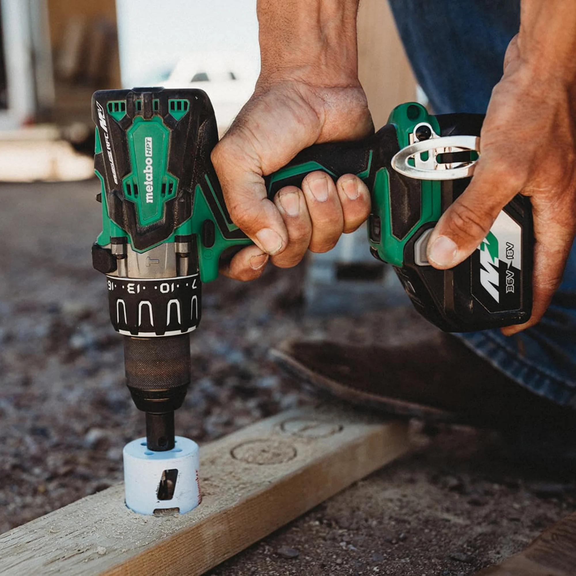 Metabo 36V MultiVolt Brushless 1/2" Hammer Drill - Tool Only - Image 4