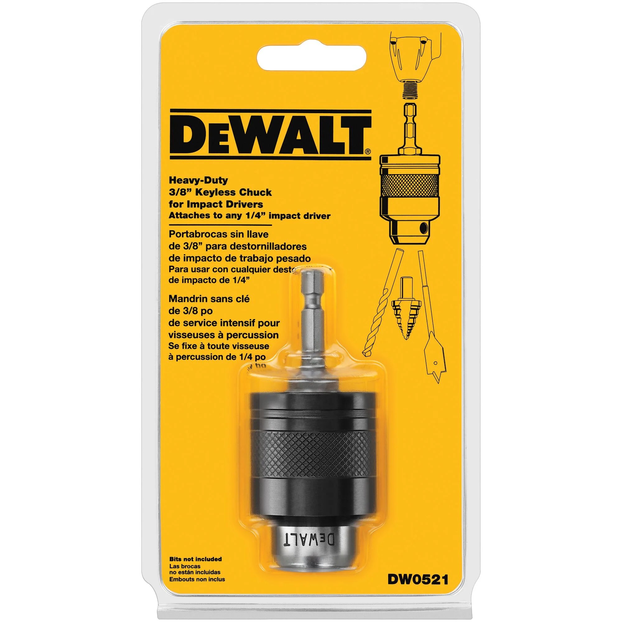 DeWalt Quick Connect 3/8" Impact Chuck - Image 5