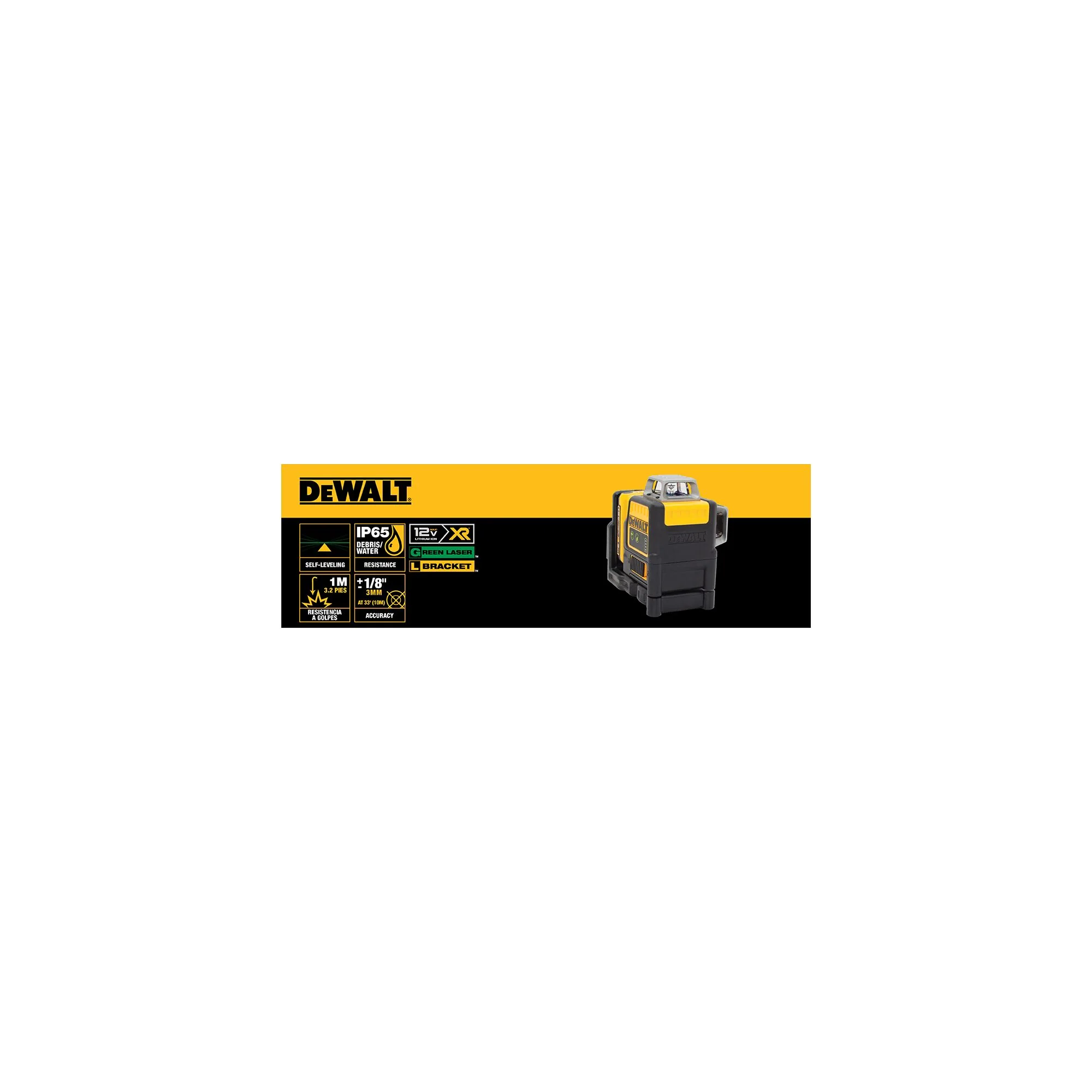 DeWalt 12V MAX 2 x 360° Green Line Laser - Image 14