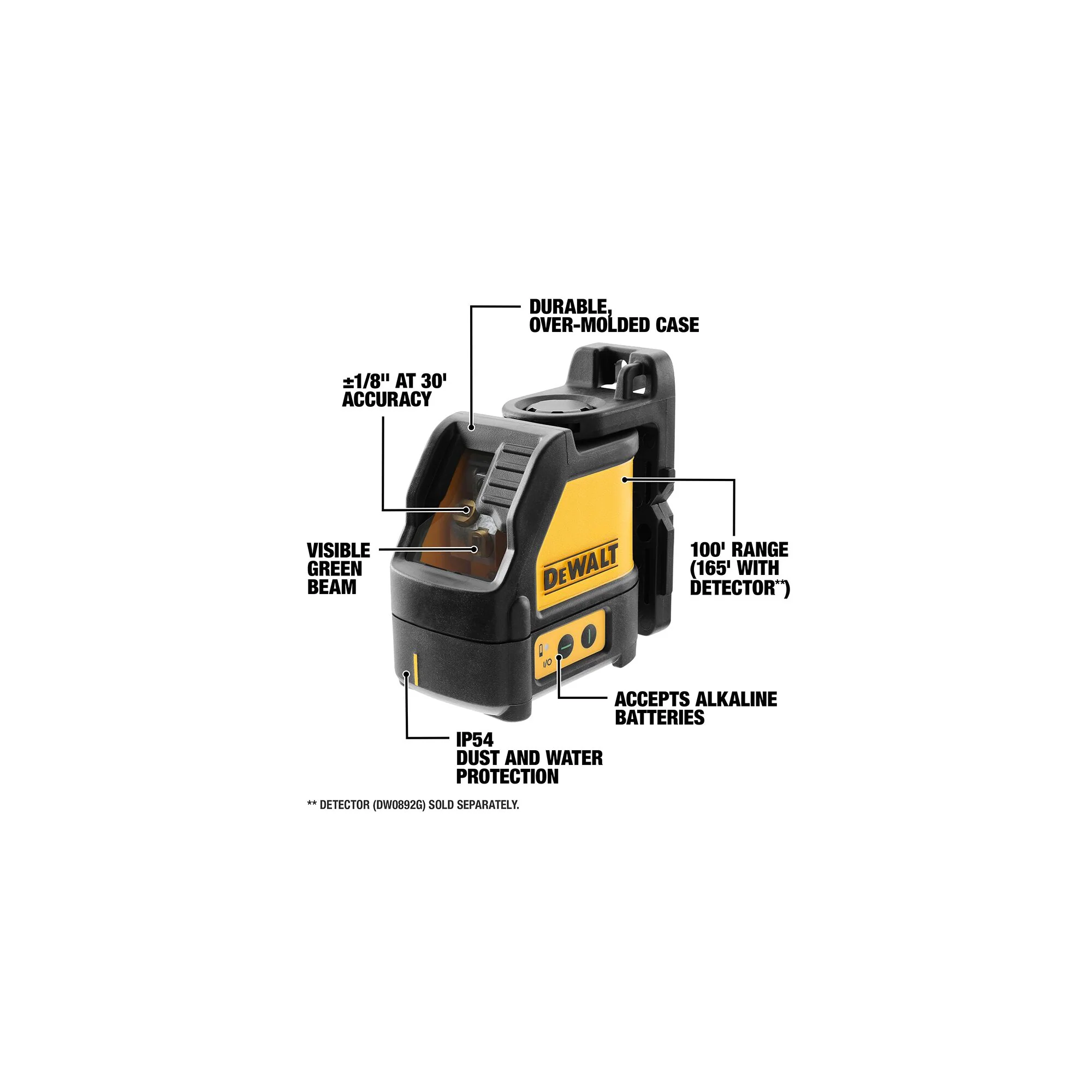 DeWalt Green Cross Line Laser Level - Image 11