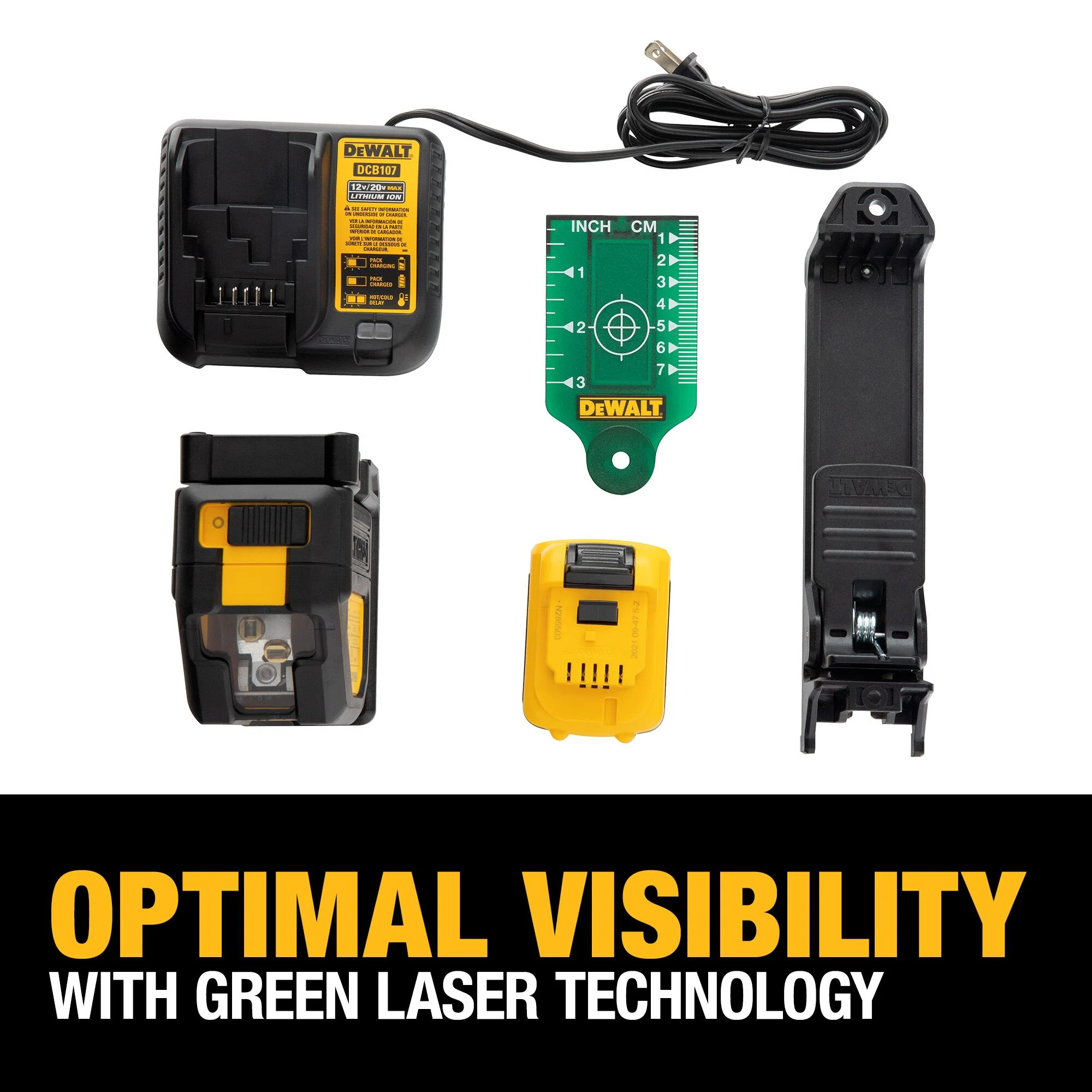 DeWalt 12V MAX Green Cross Line Laser Level - Image 15