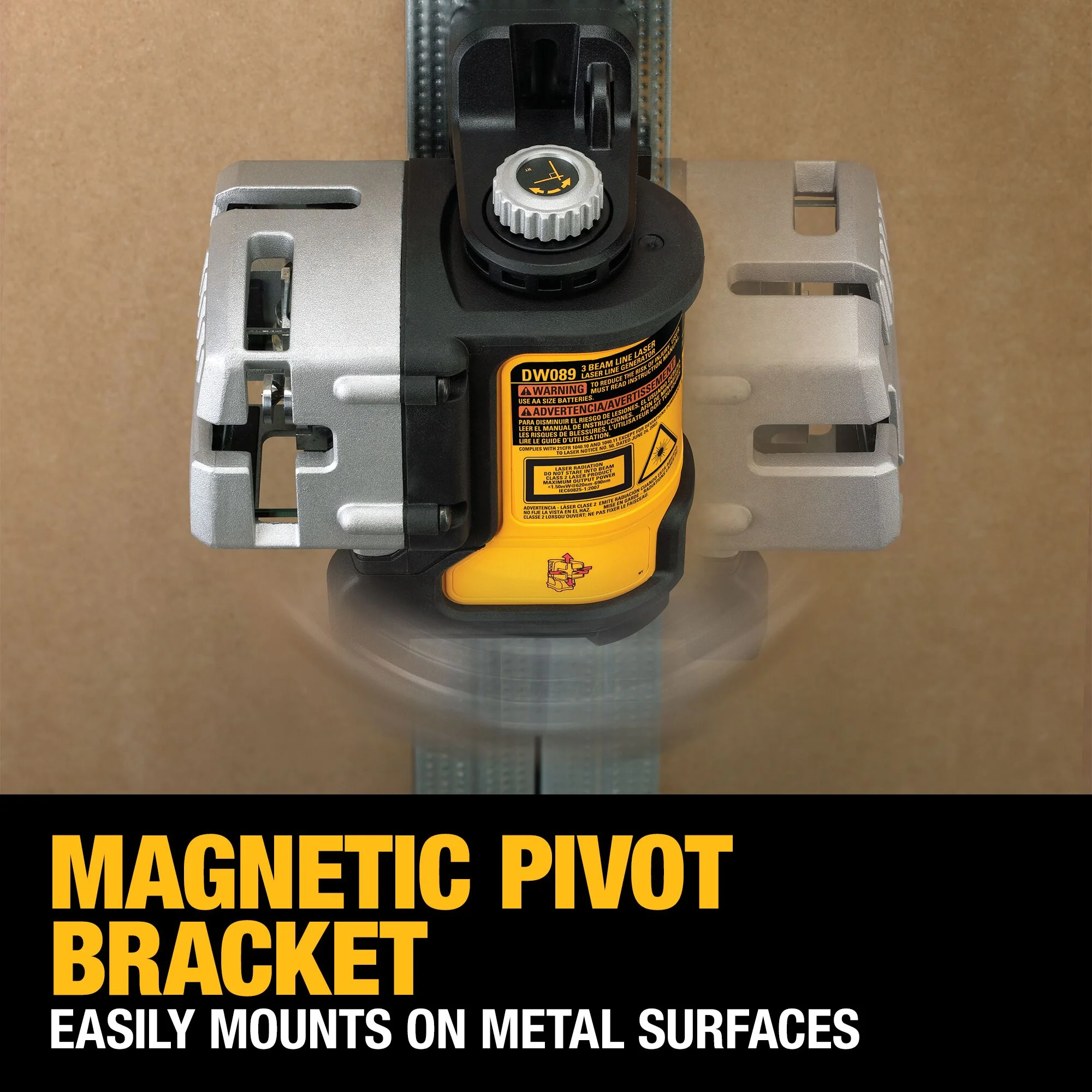 DeWalt Self-Leveling Red Beam 3 Line Laser - Image 9