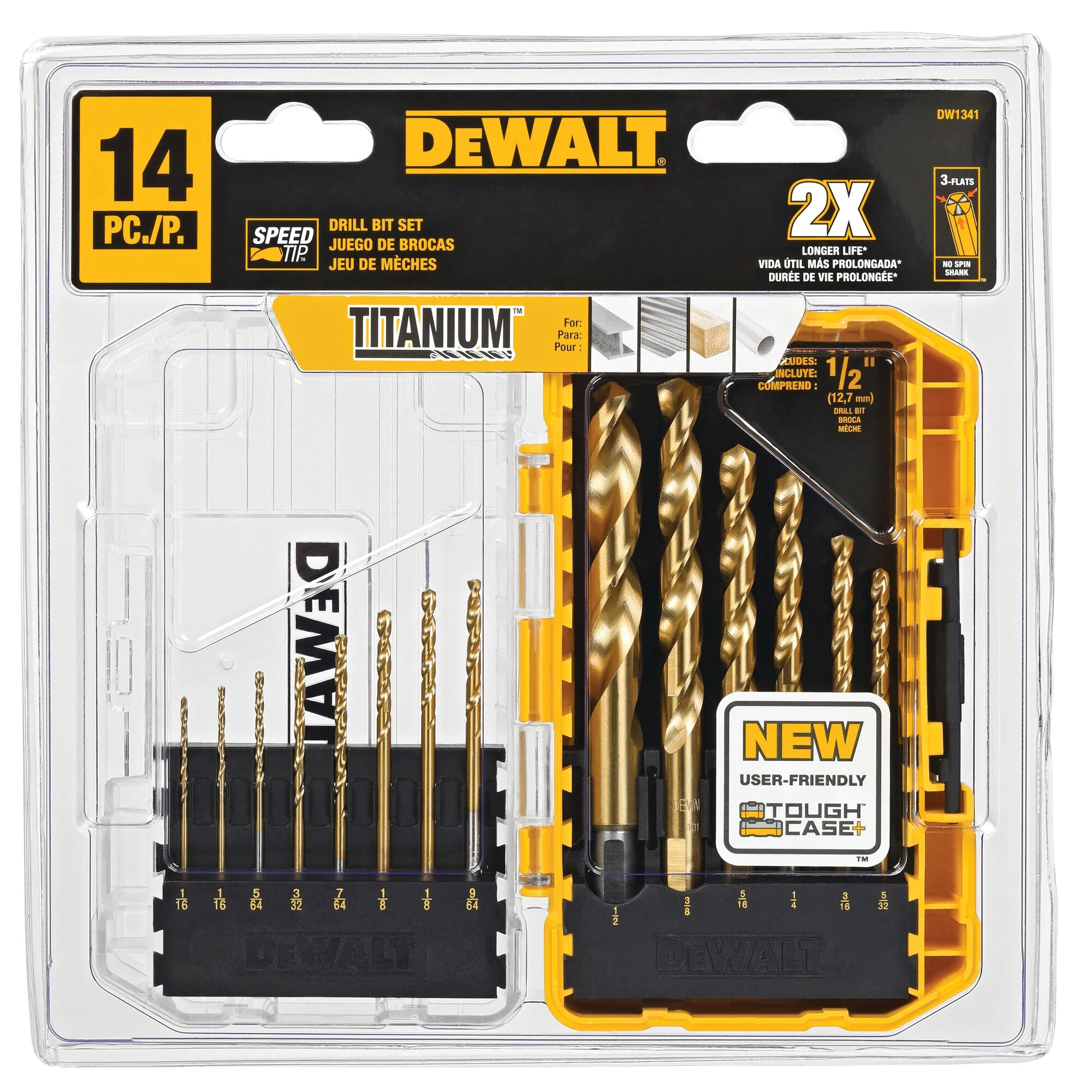 DeWalt 14 pc. Titanium Speed Tip Drill Bit Set - Image 6