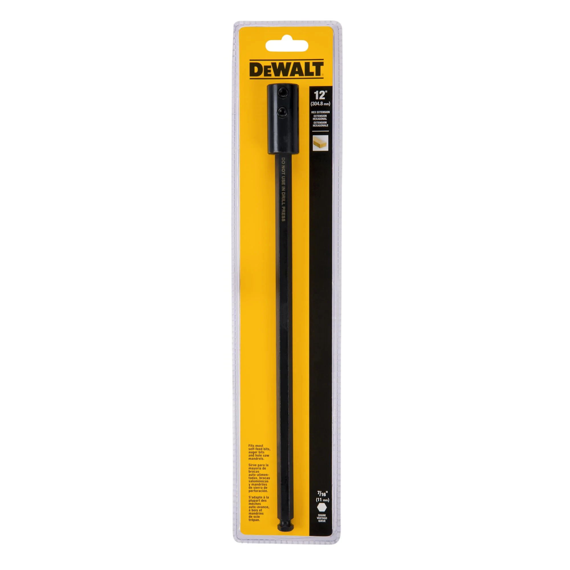 DeWalt 12" Self Feed Bit Extension - Image 3