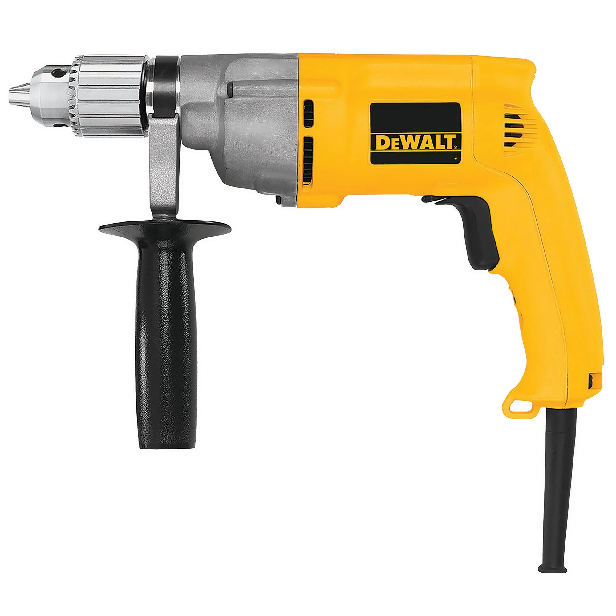 DeWalt 1/2" 600 RPM VSR Corded Power Drill - Keyed Chuck