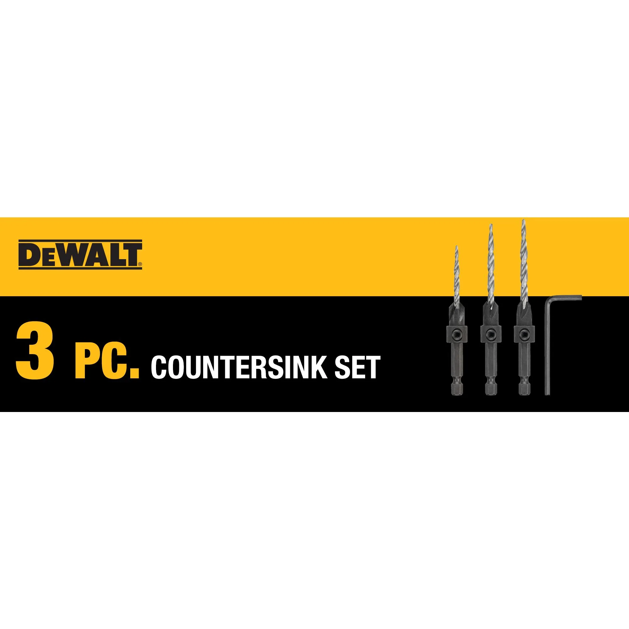 DeWalt 3 pc. Countersink Set (#6, #8, #10) - Image 8
