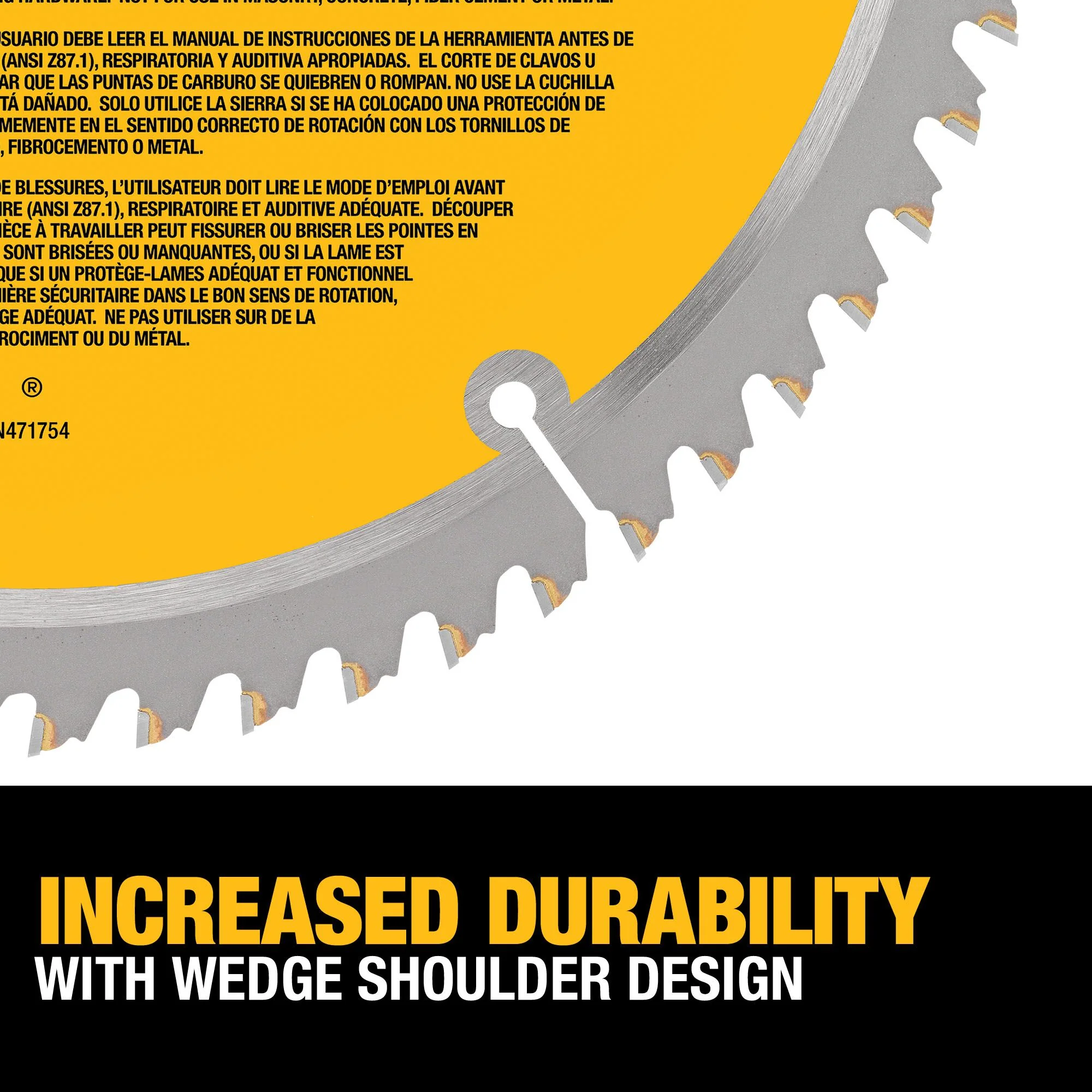 DeWalt 10" 60T Construction Mitre/Table Saw Blades - Image 6