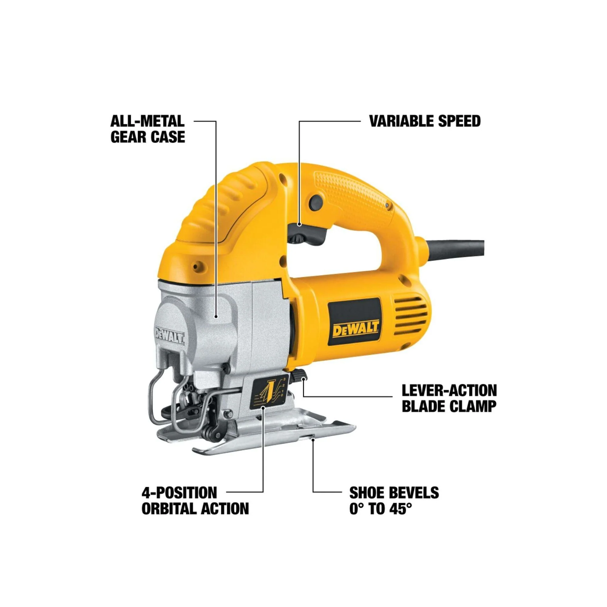 DeWalt Variable-Speed Compact Jigsaw Kit - Image 4