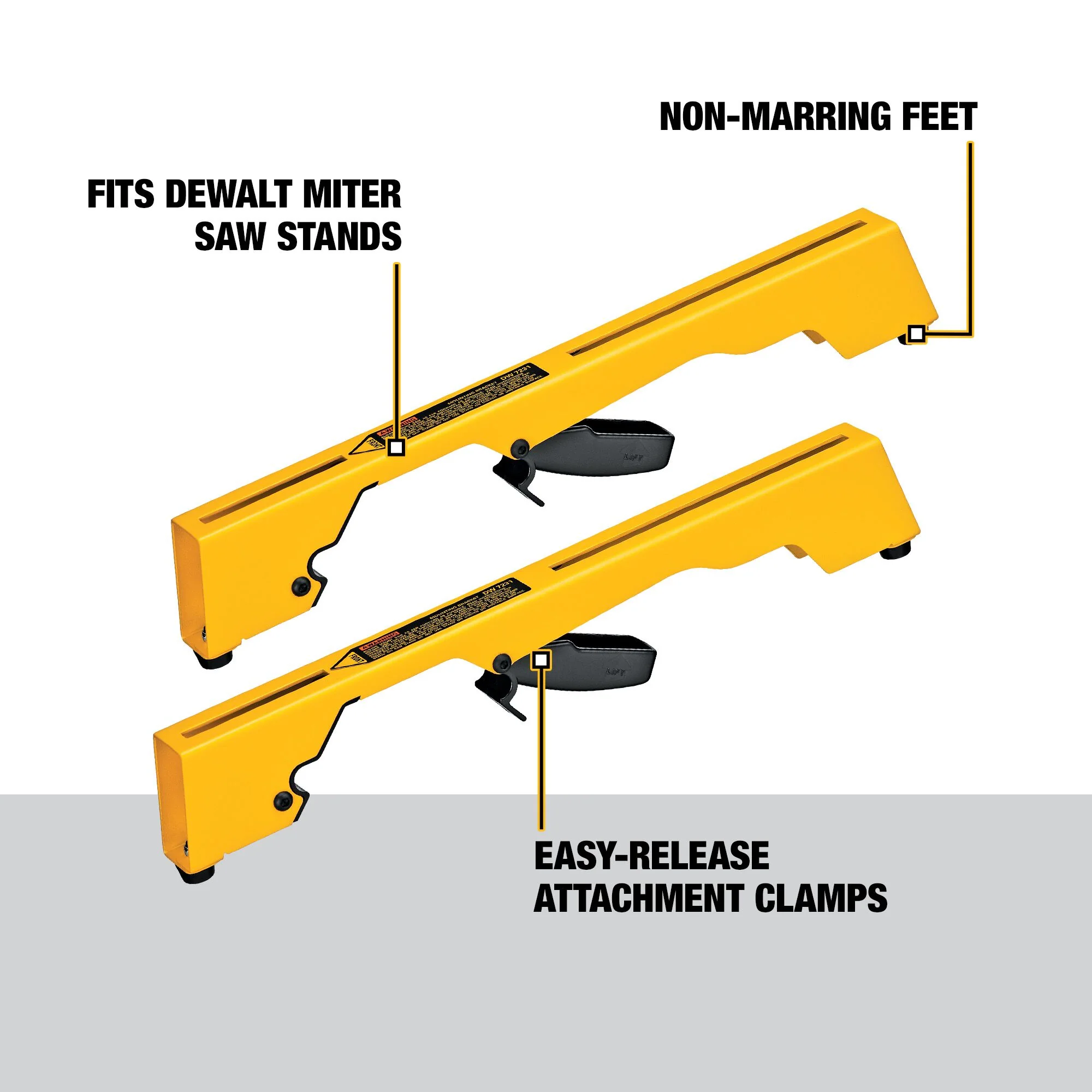 DeWalt Mitre Saw Stand Tool Mounting Brackets - Image 4