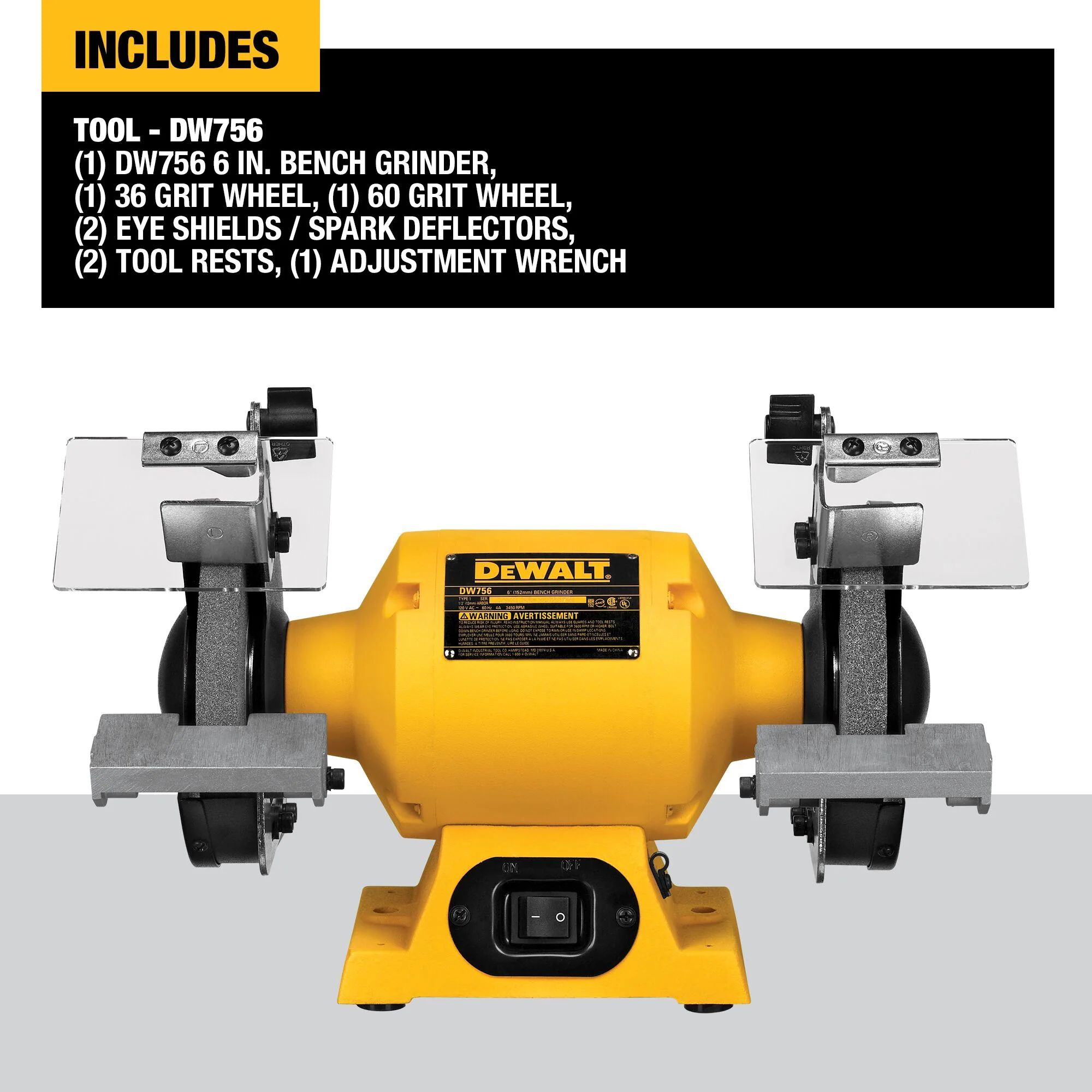 DeWalt 6" (150mm) Bench Grinder - Image 3