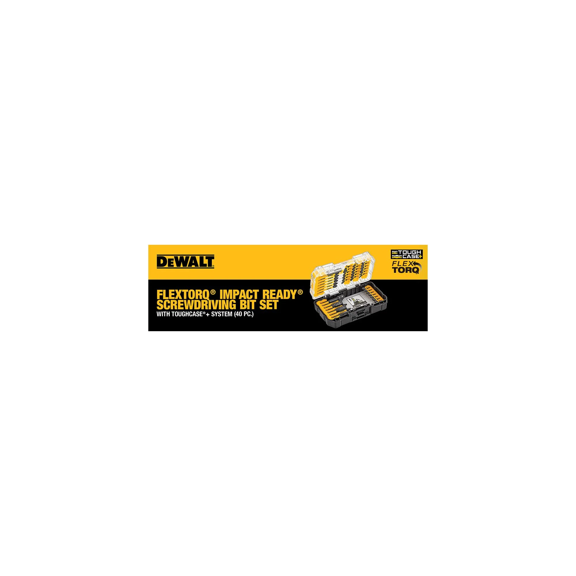 DeWalt 40 pc. FlexTorq® IMPACT READY® Bit Set w/ ToughCase®+ System - Image 14