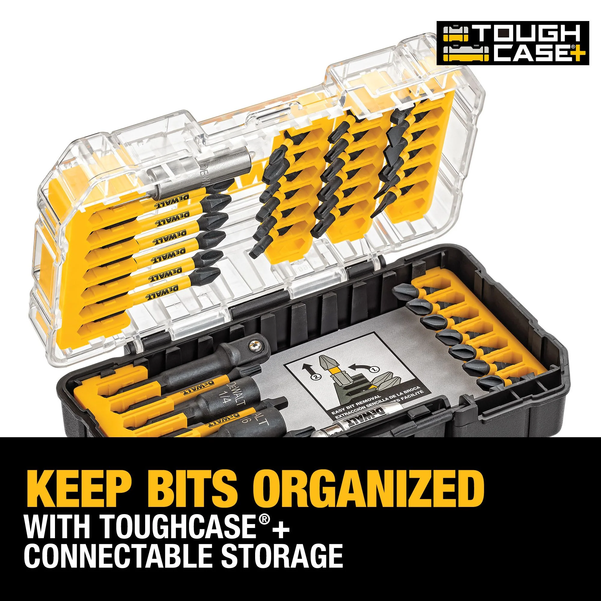 DeWalt 40 pc. FlexTorq® IMPACT READY® Bit Set w/ ToughCase®+ System - Image 8