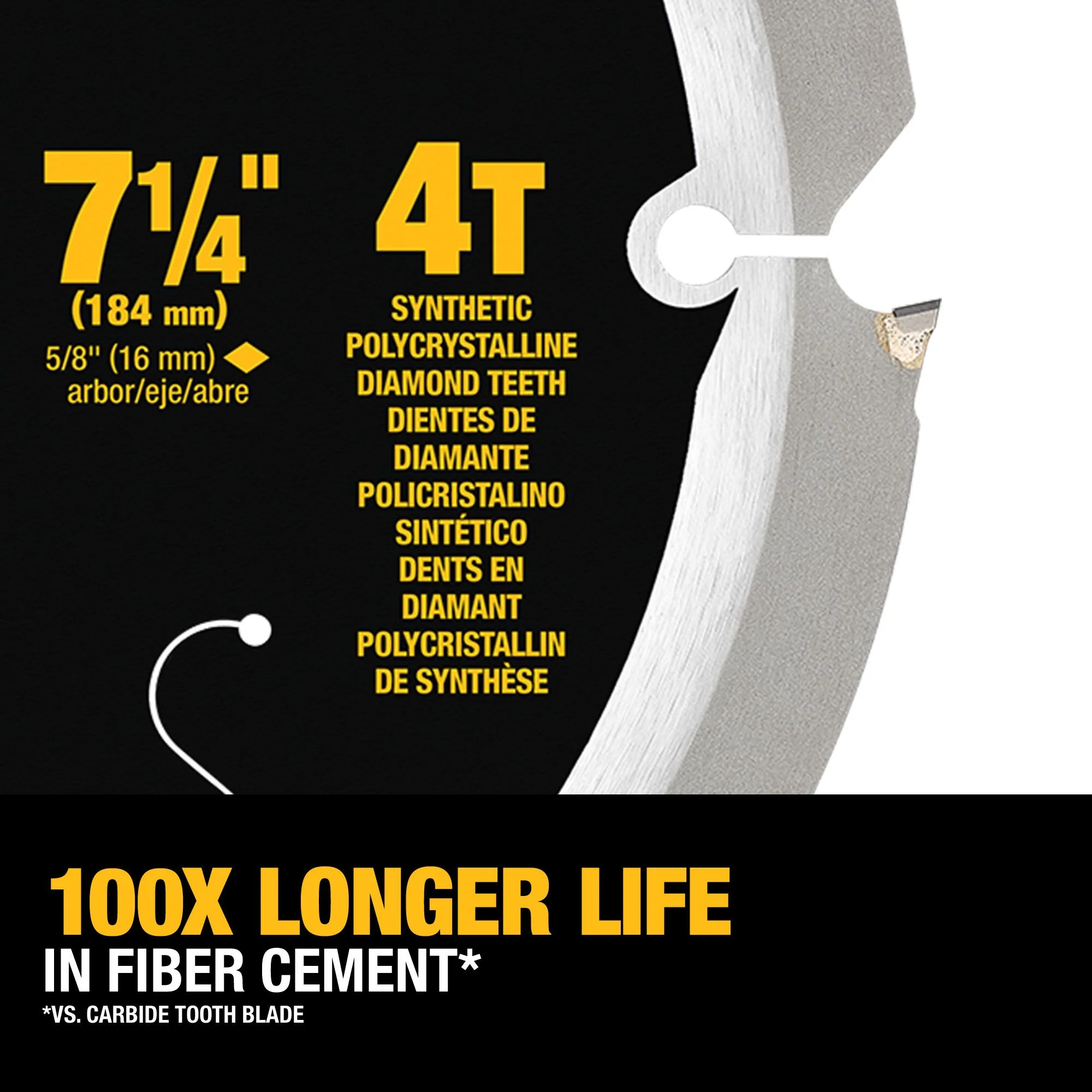 DeWalt 7-1/4" Laminate & Fiber Cement Saw Blade - Image 9