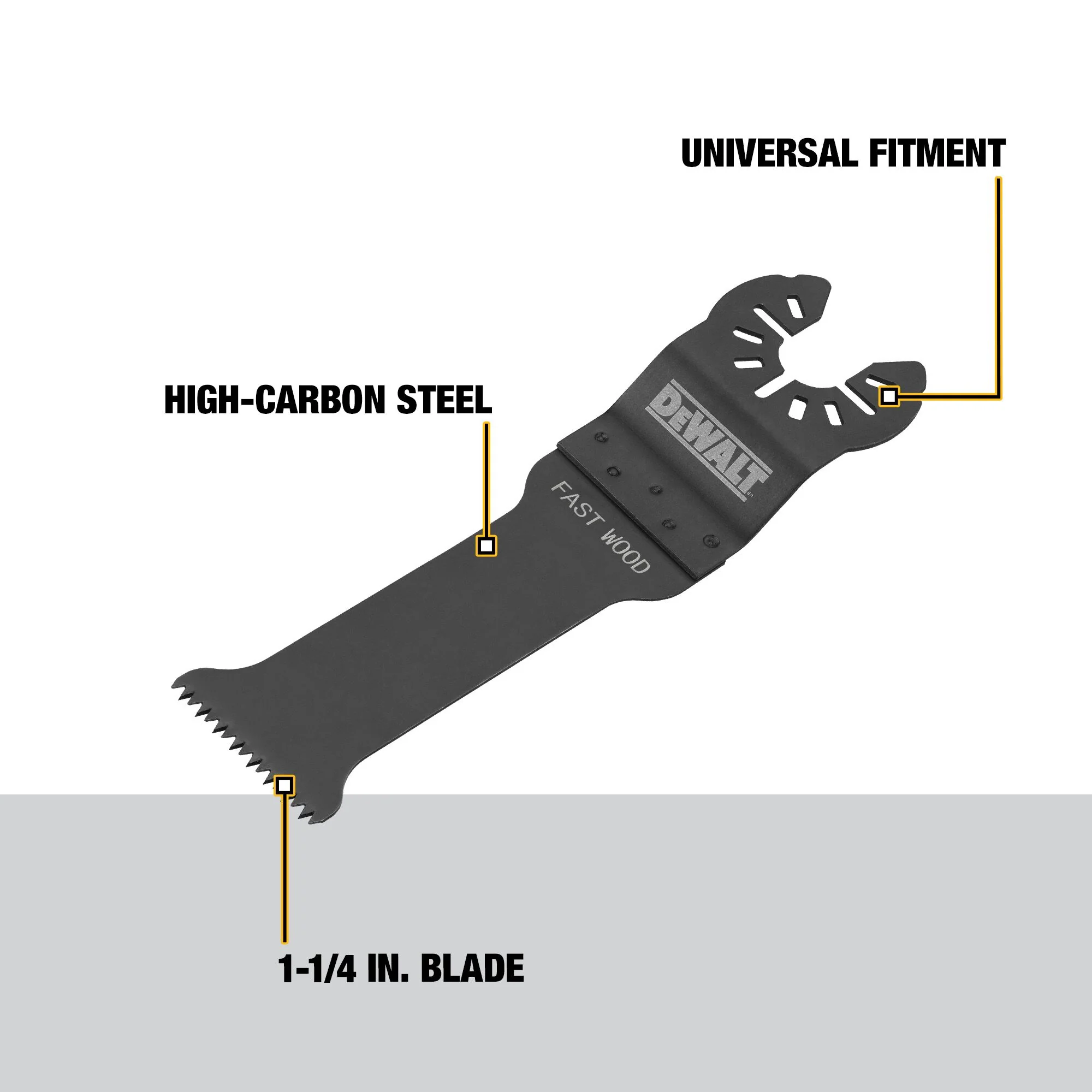 DeWalt 1-1/4" Hardwood Oscillating Blade - Image 4