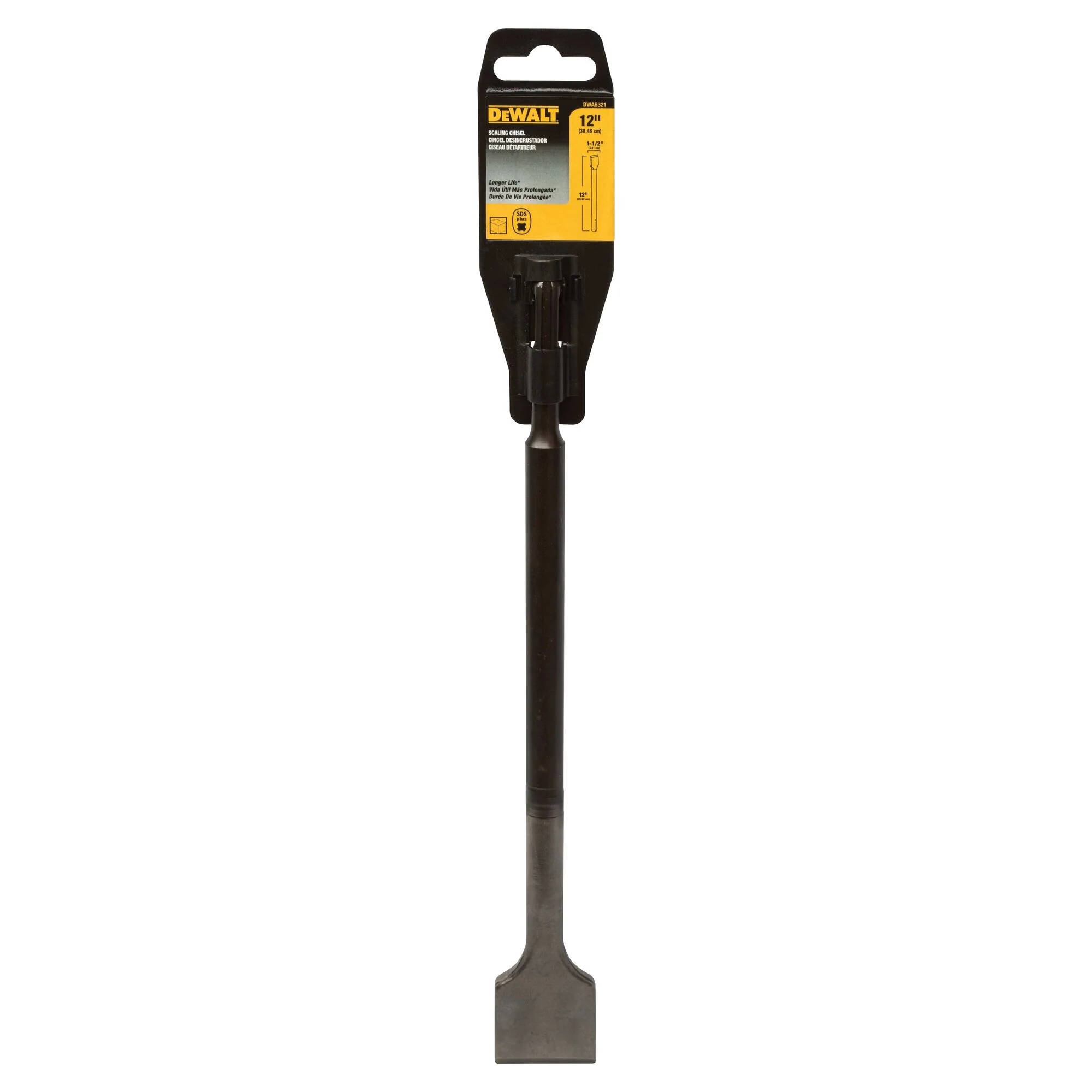 DeWalt SDS Plus High Impact Scaling Chisel Bit - 1-1/2" x 12" - Image 2