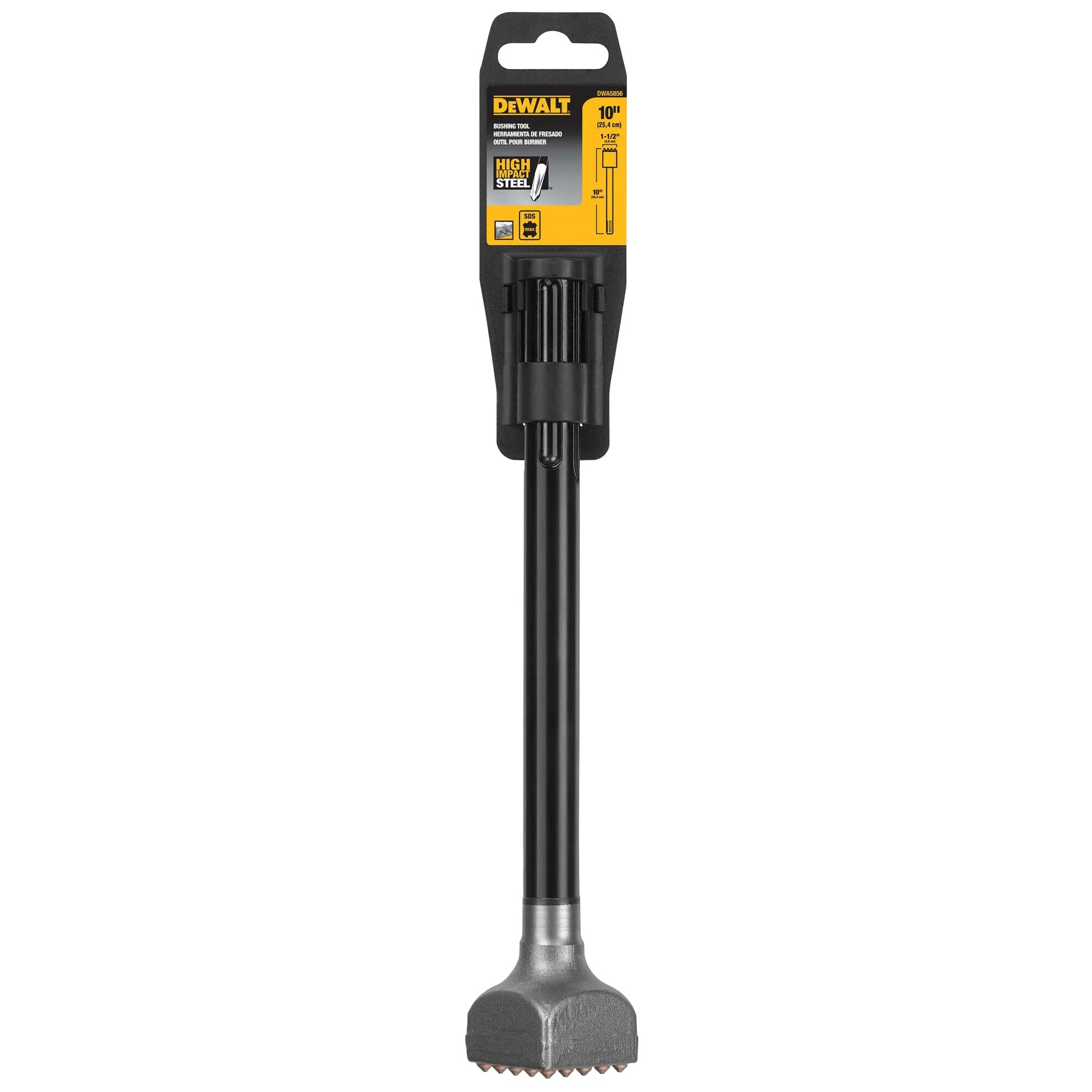 DeWalt SDS MAX 10" Carbide Bushing Tool High Impact Steel - Image 3